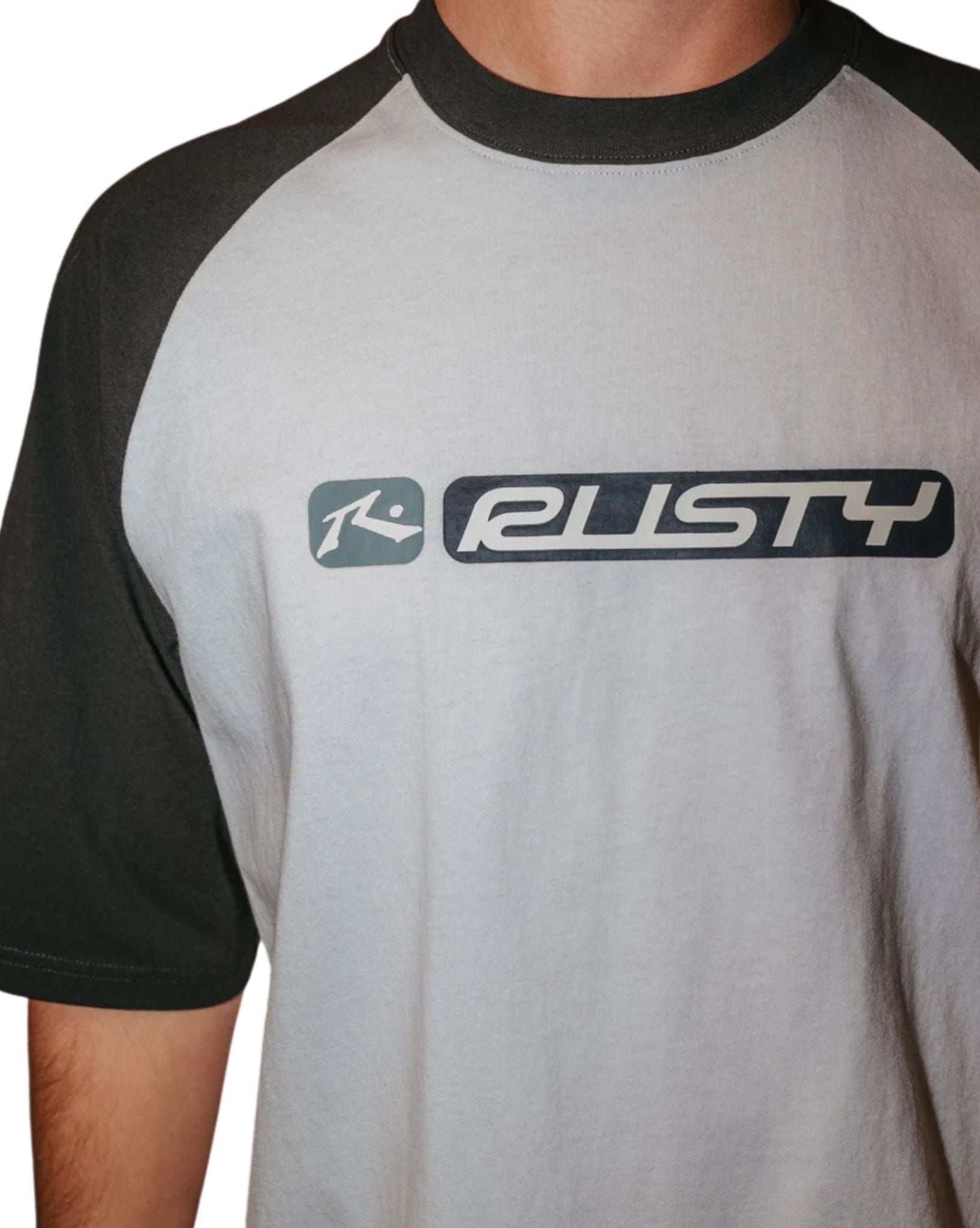 Rusty Bubble Raglan Short Sleeve Tee