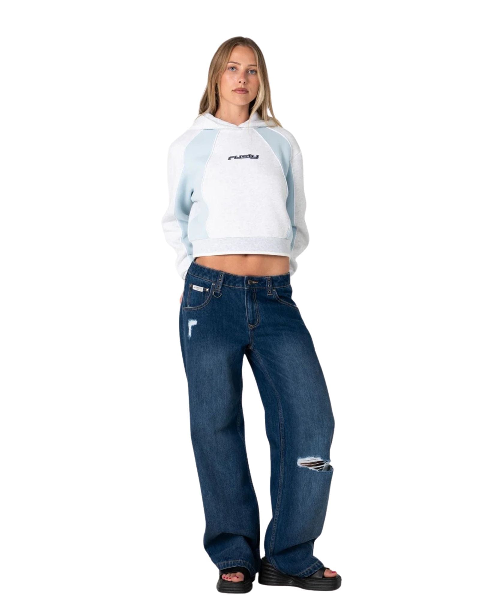 Rusty Burn Baby Loose Low Rise Jean