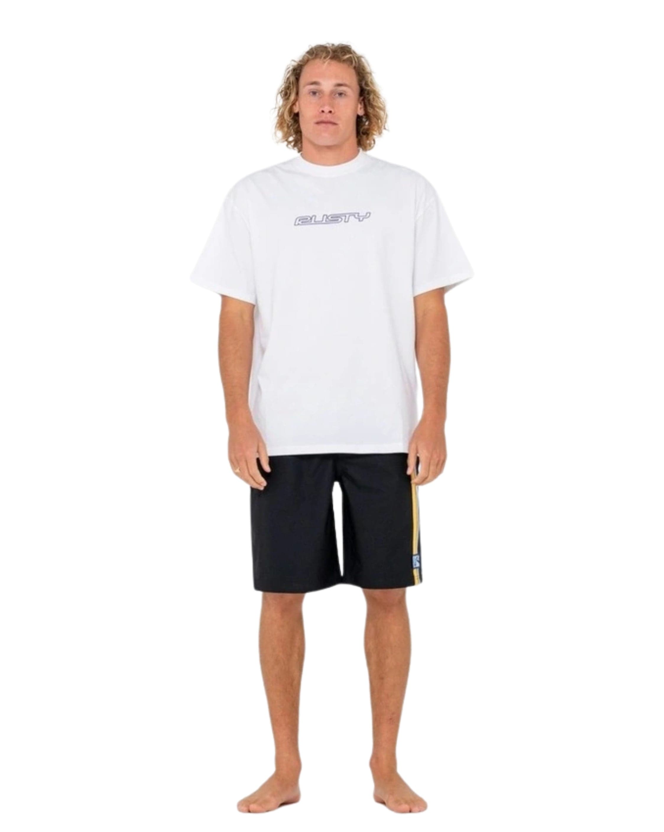 Rusty Burnt Rubber 21" Panel Boardshort