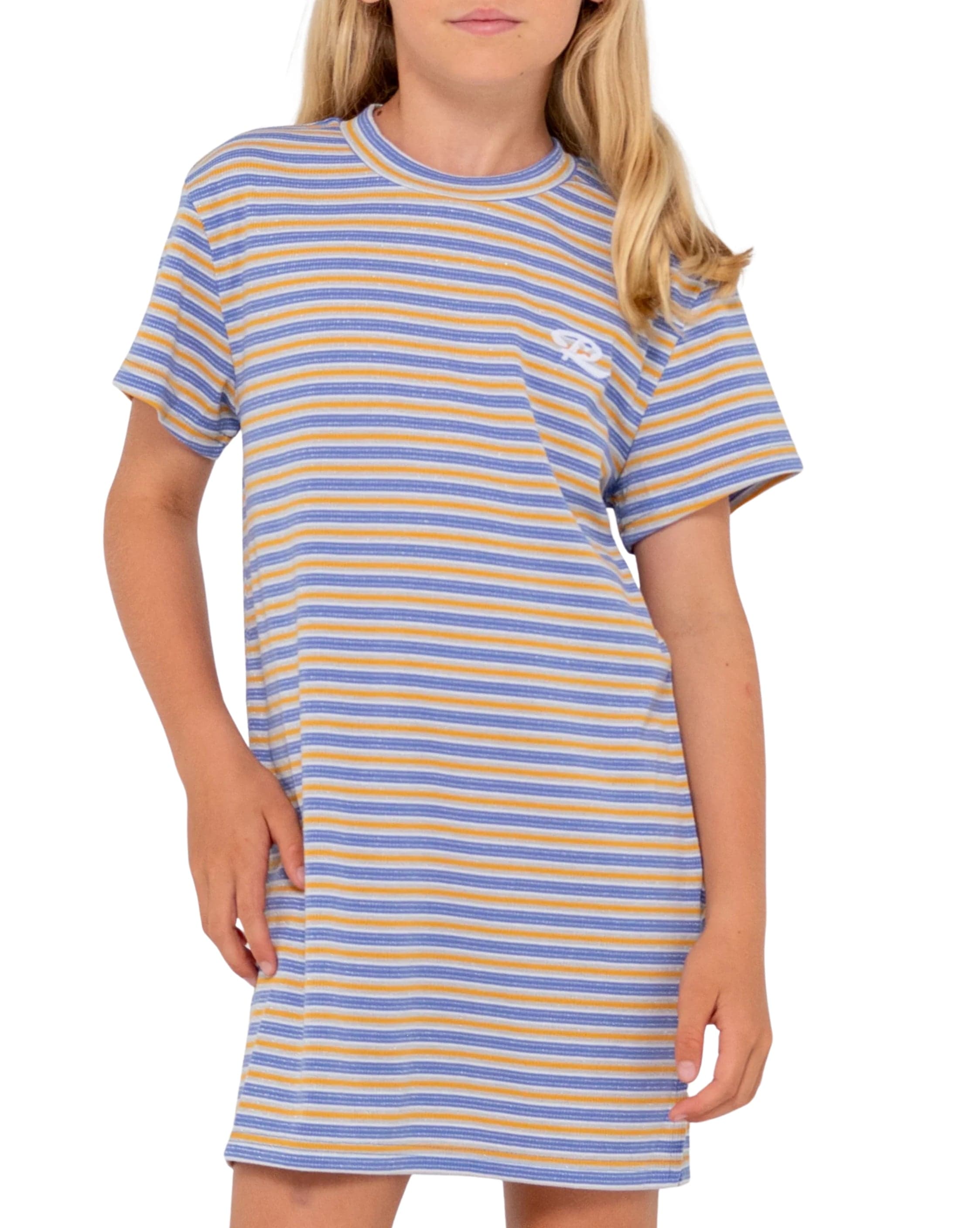 Rusty Camila Stripe T-Shirt Dress Girls