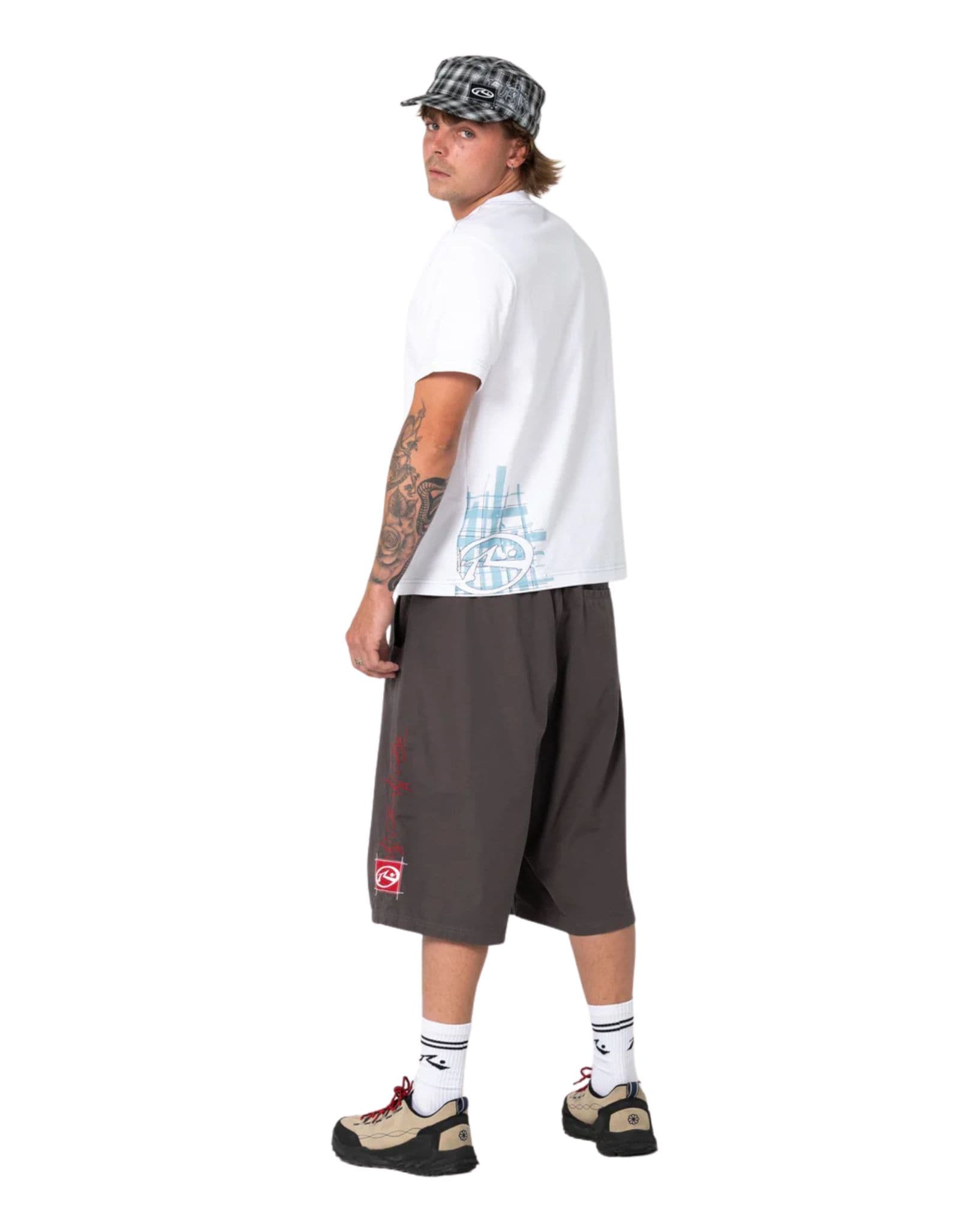Rusty Check Wise Short Sleeve Tee