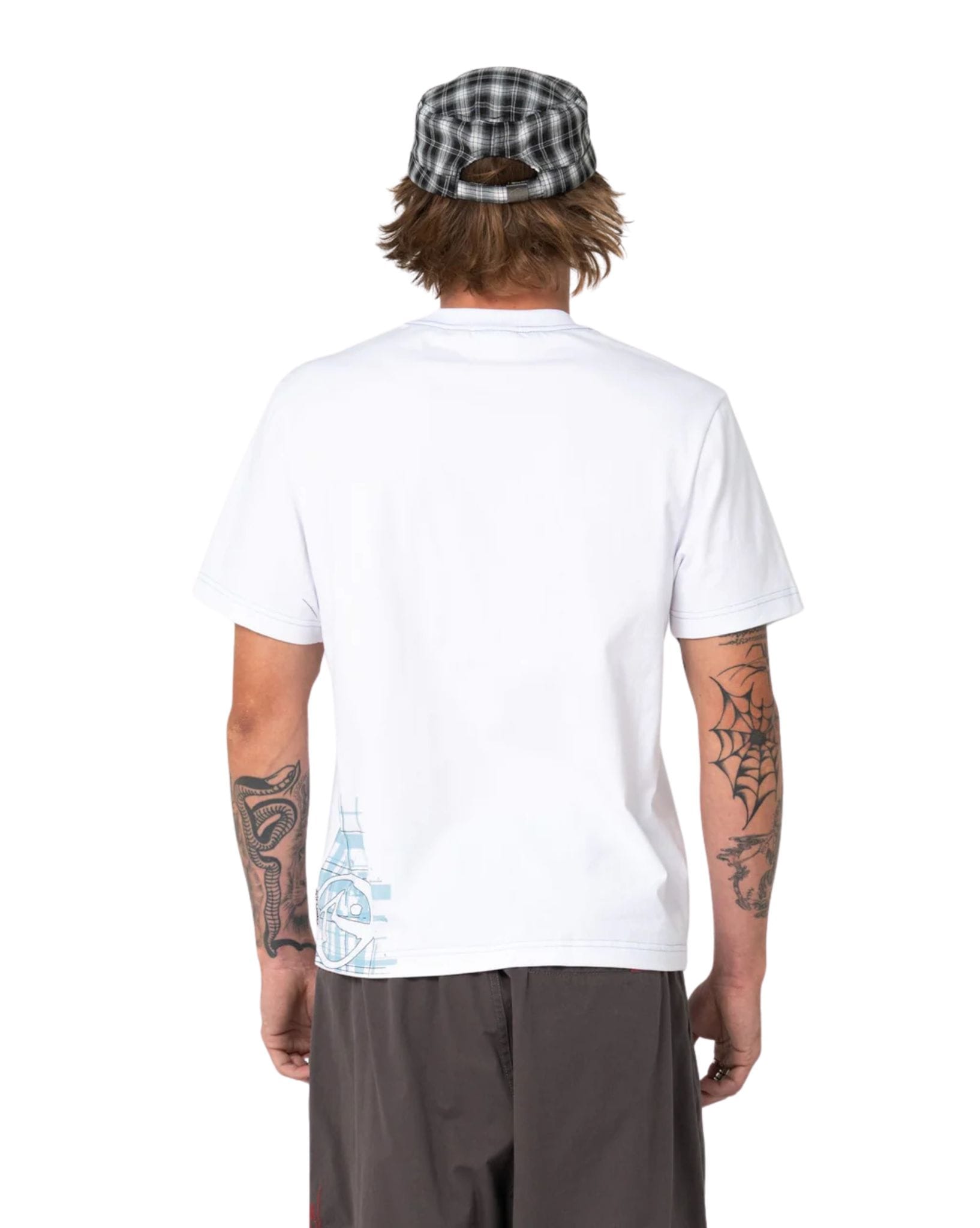 Rusty Check Wise Short Sleeve Tee