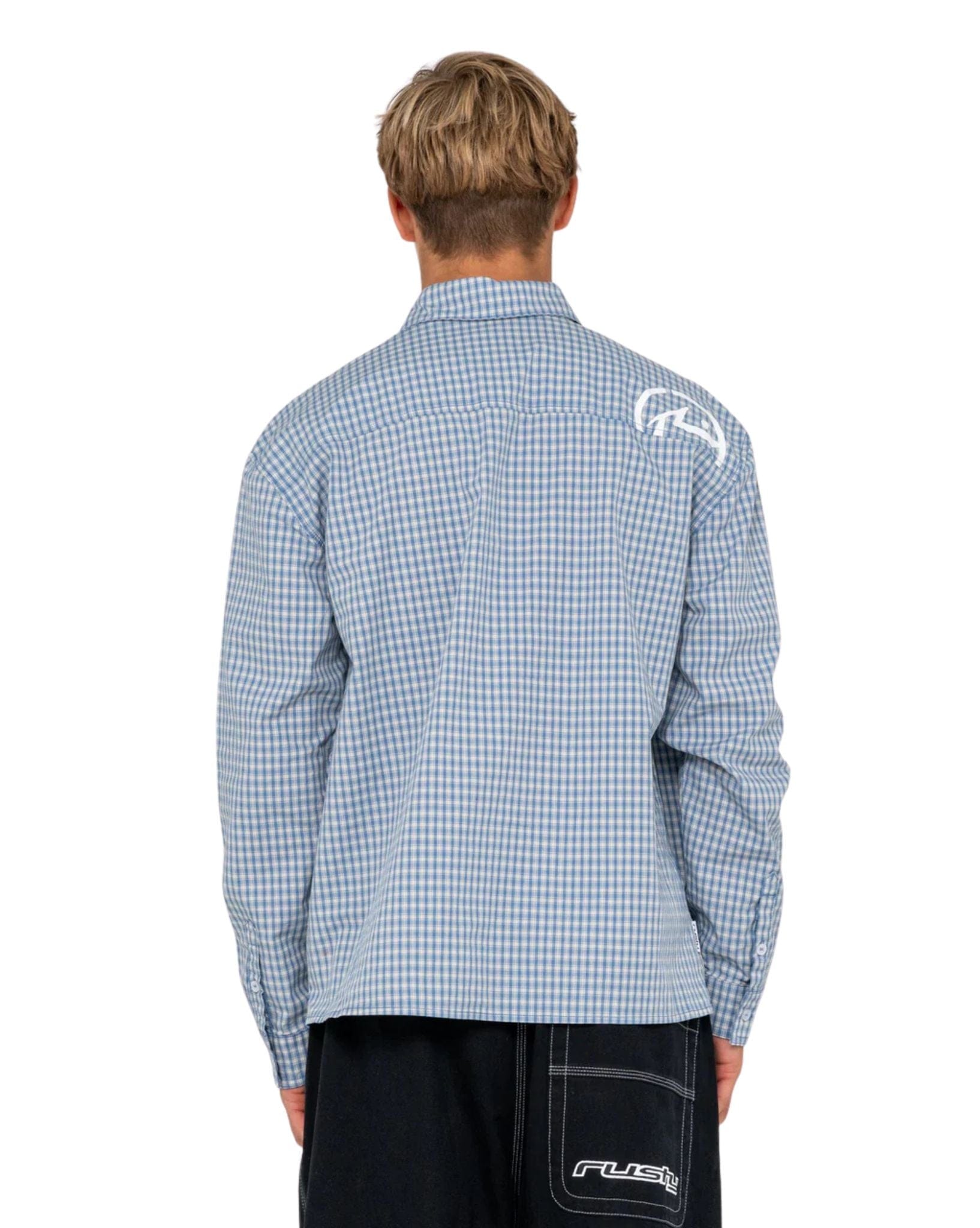 Rusty Cooper Mini Check Long Sleeve Shirt