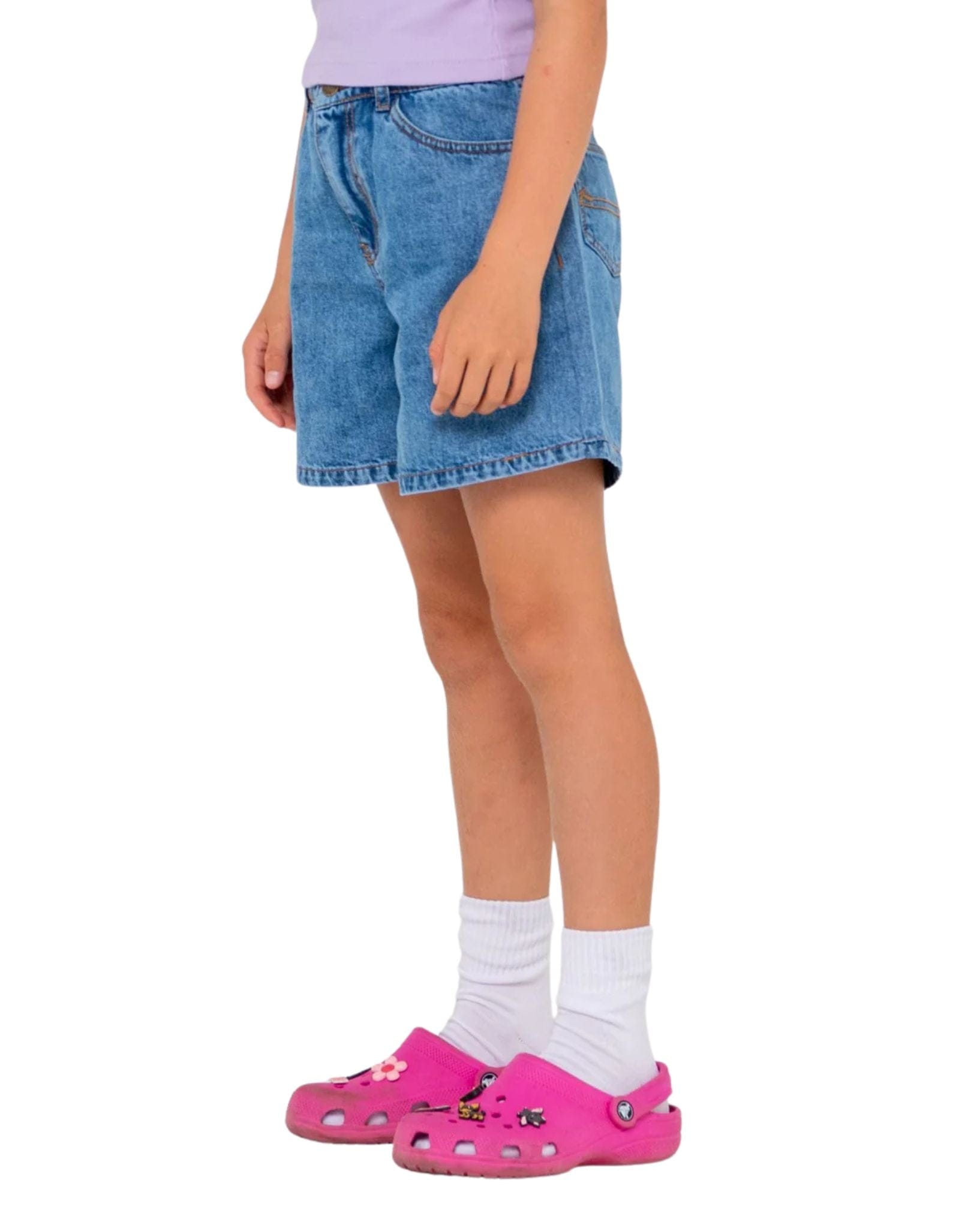 Rusty Cyprus High Denim Short Girls
