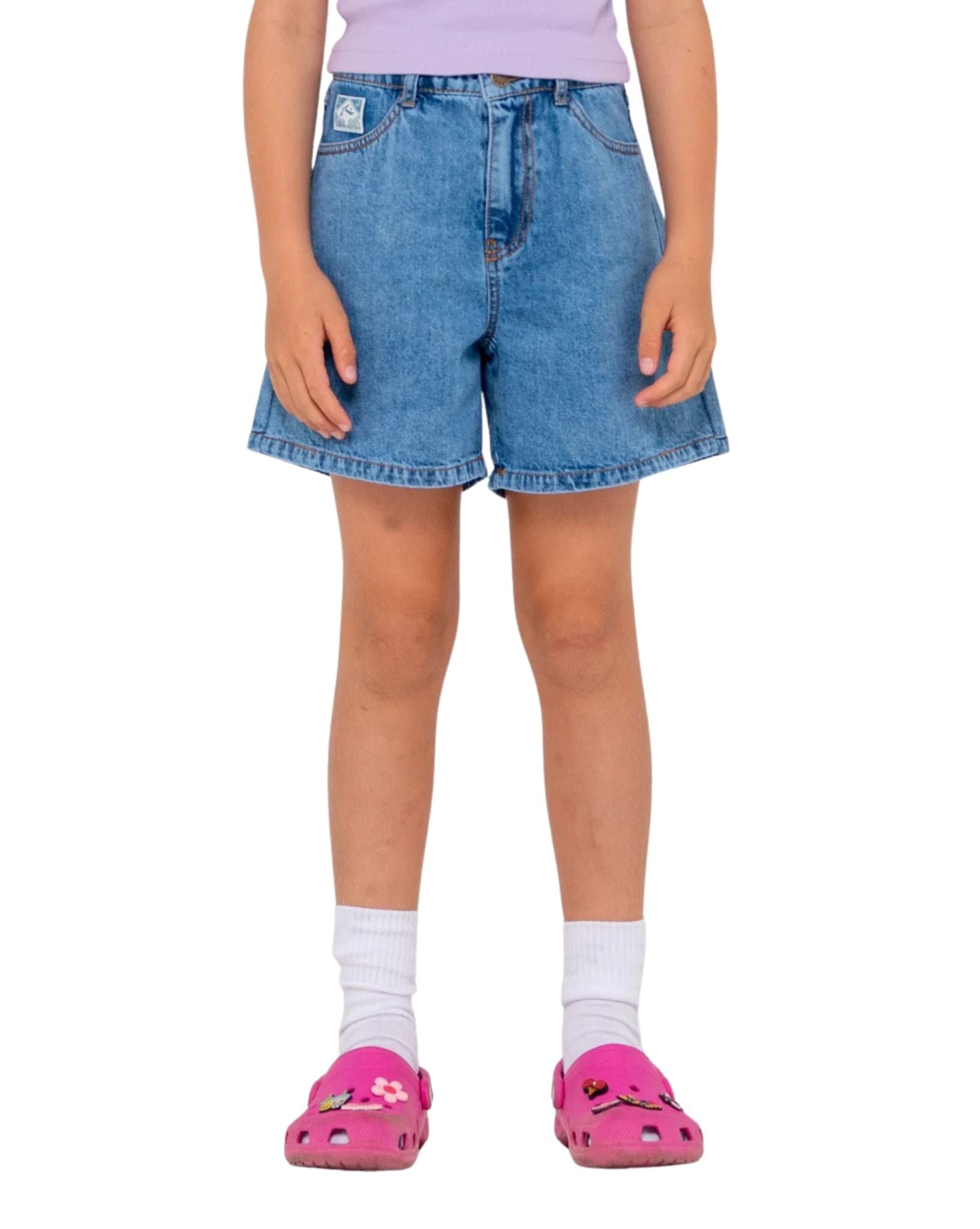 Rusty Cyprus High Denim Short Girls