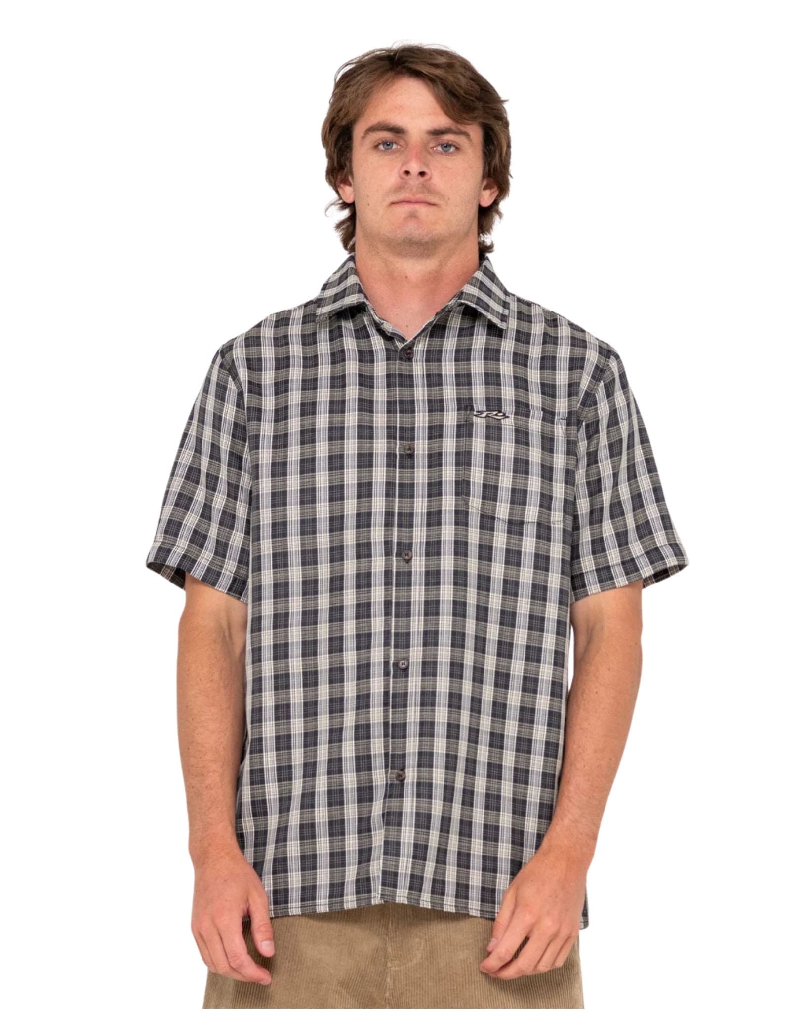 Rusty Datsun Check Short Sleeve Shirt