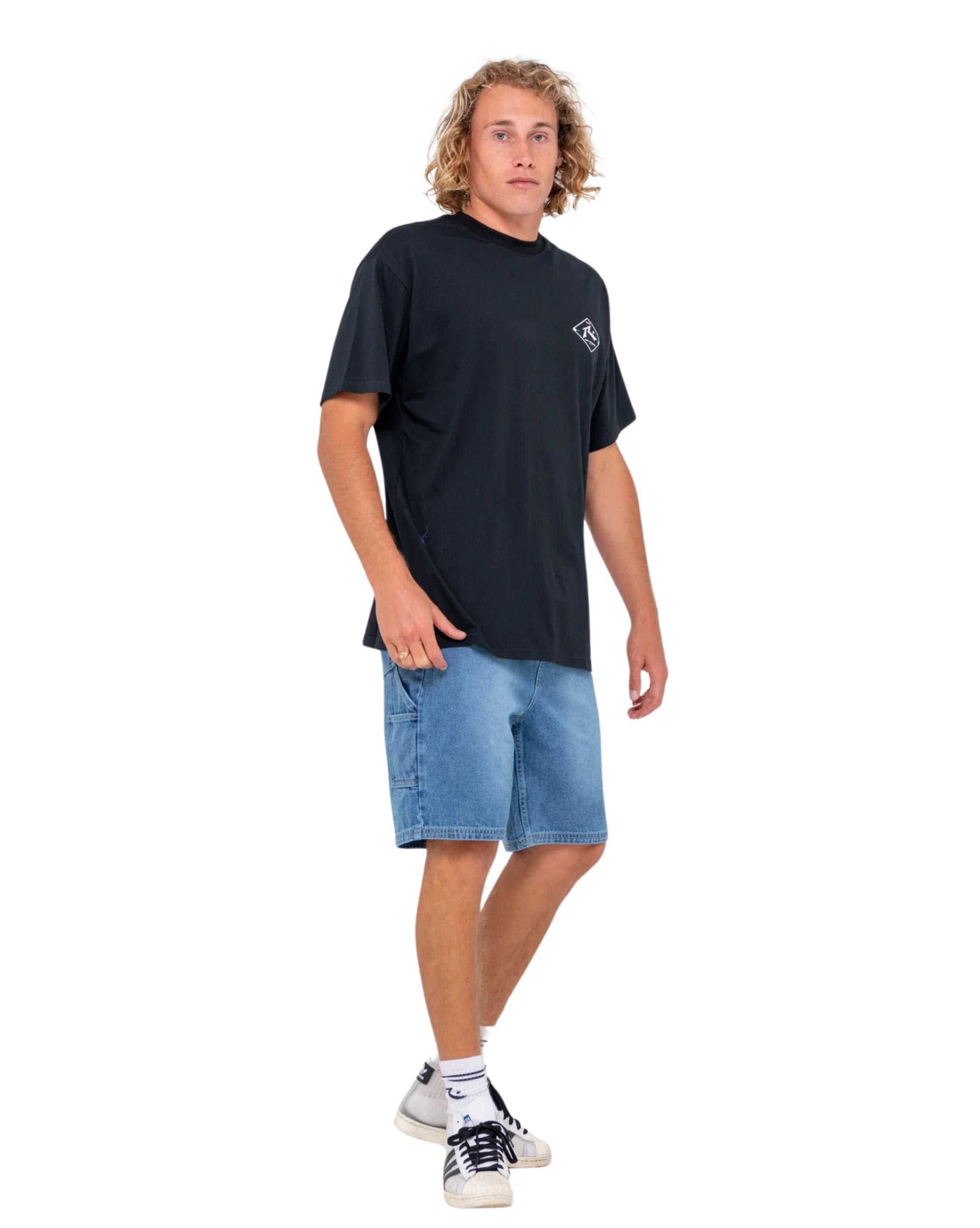 Rusty Dungaree Denim 20" Relaxed Jort