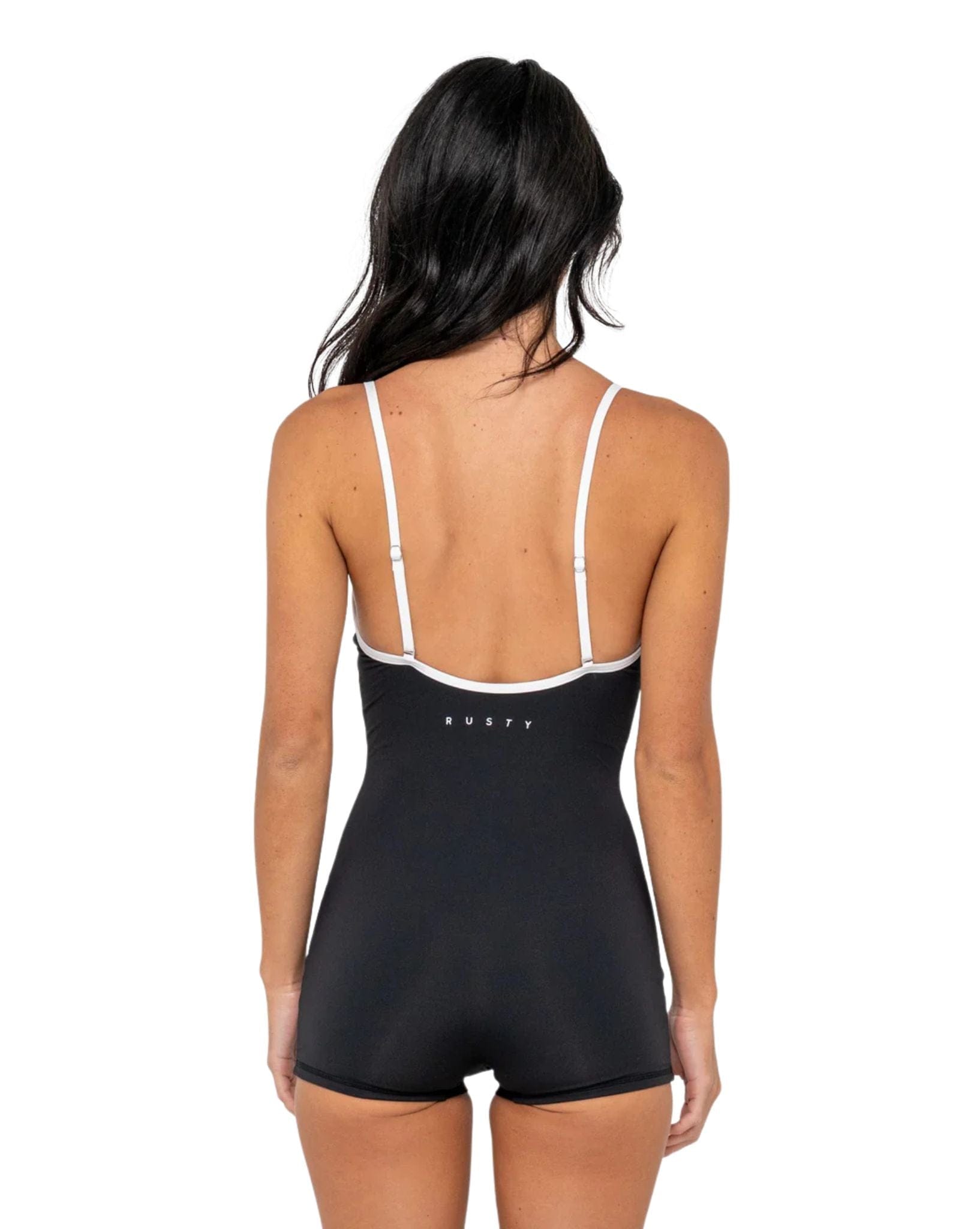Rusty Essentials Contrast Romper One Piece