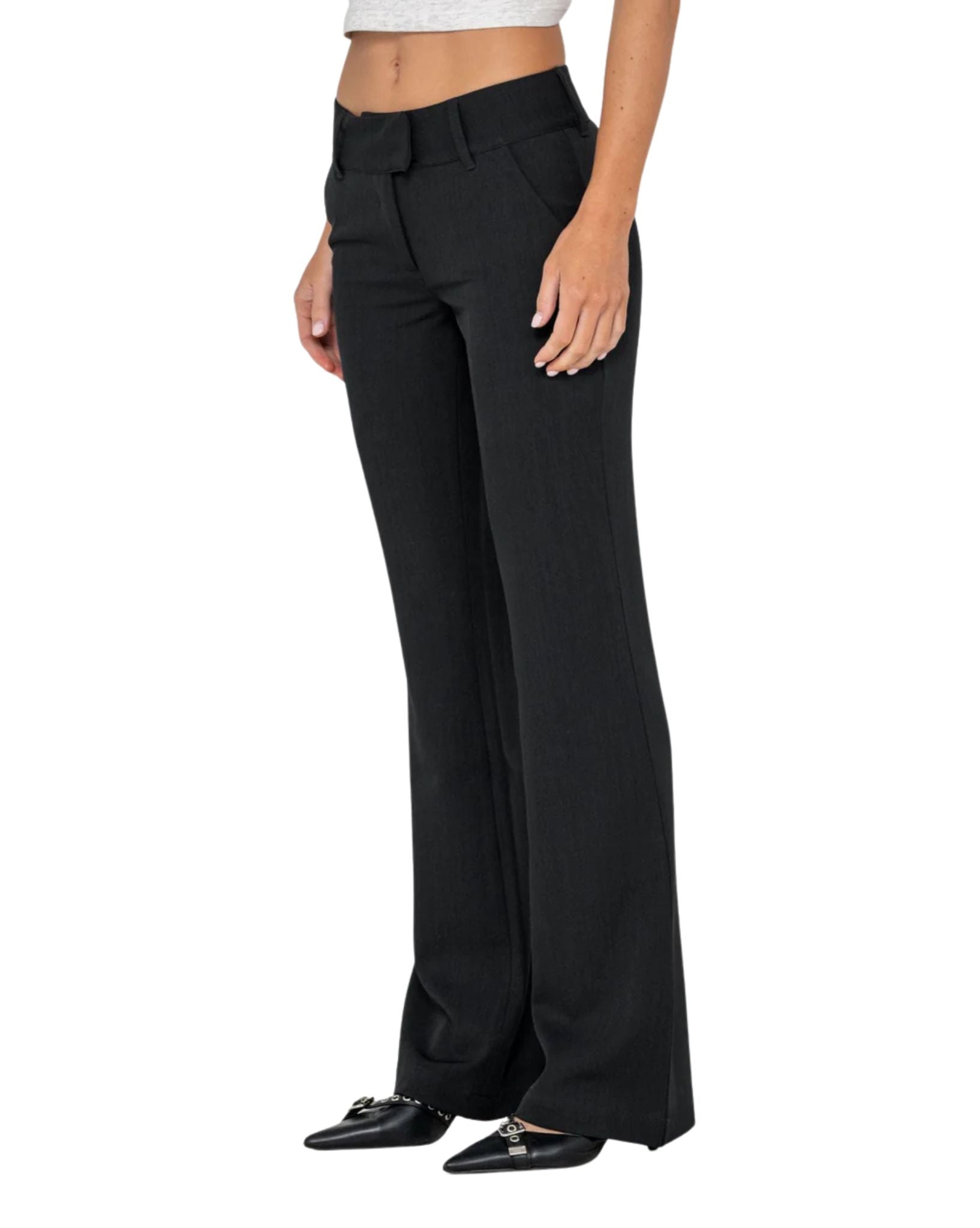 Rusty Finance Mummy Low Rise Suit Pant