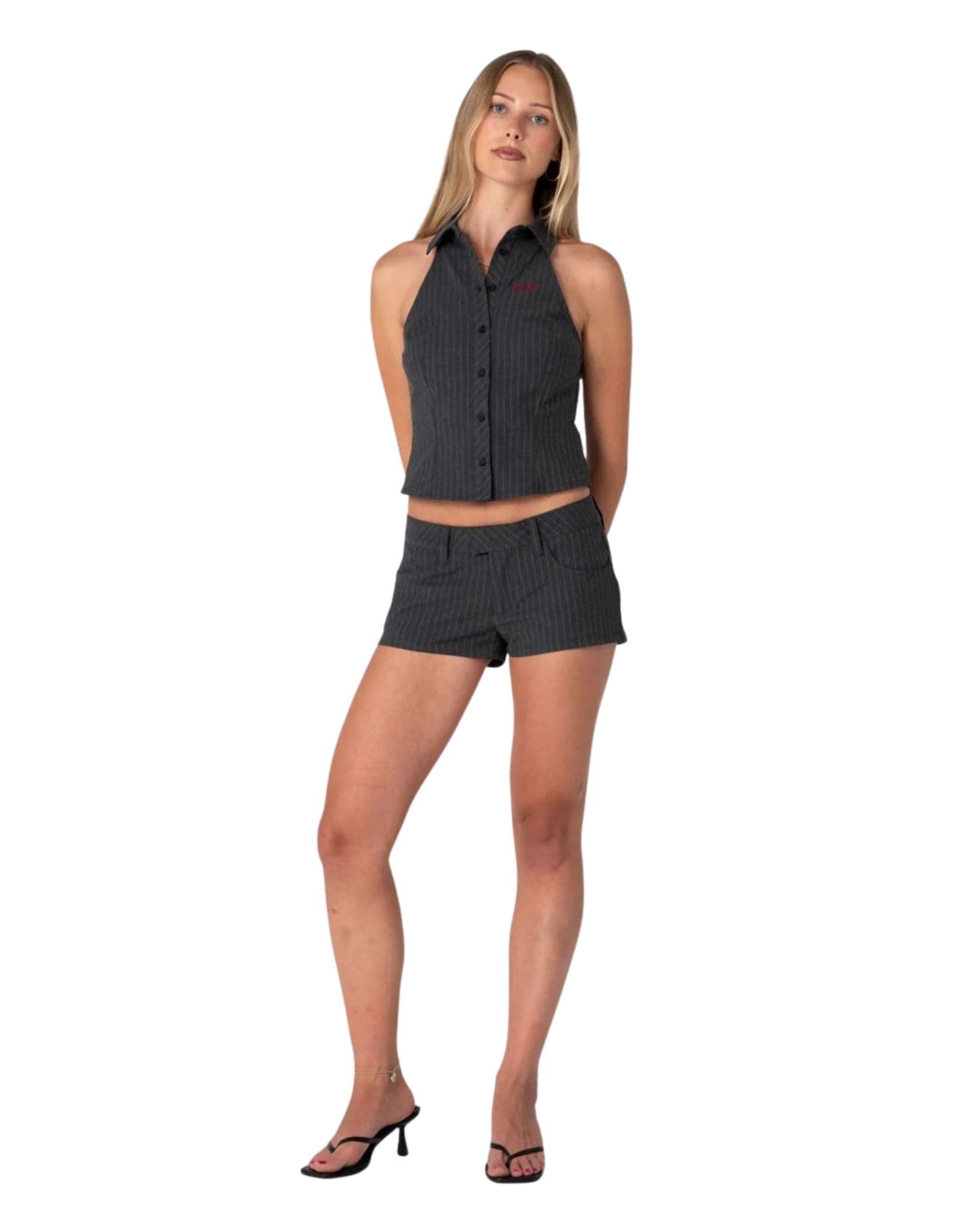 Rusty Finance Mummy Low Rise Suit Short