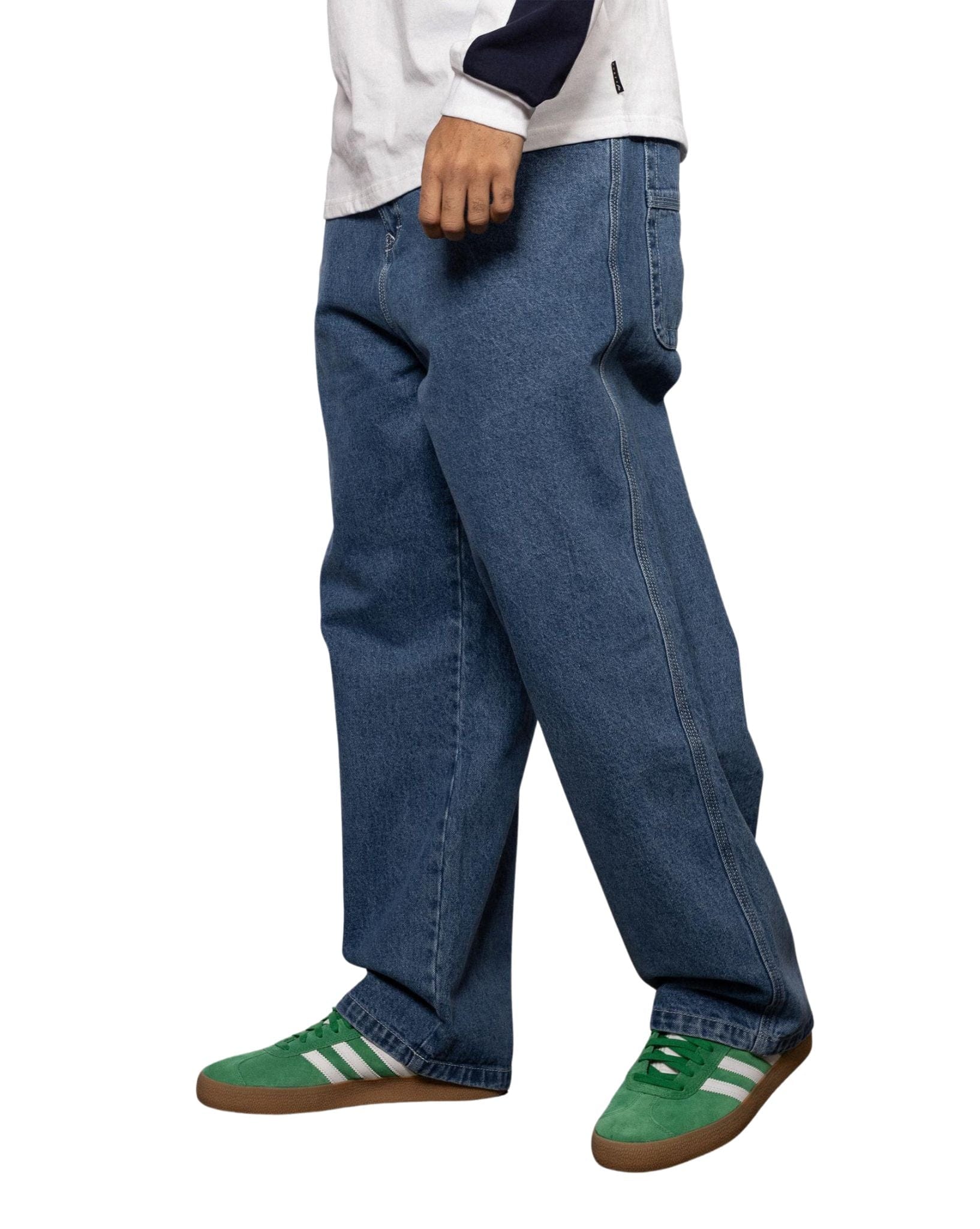 Rusty Flip Daddy Tapeless Jean-Middy Blue