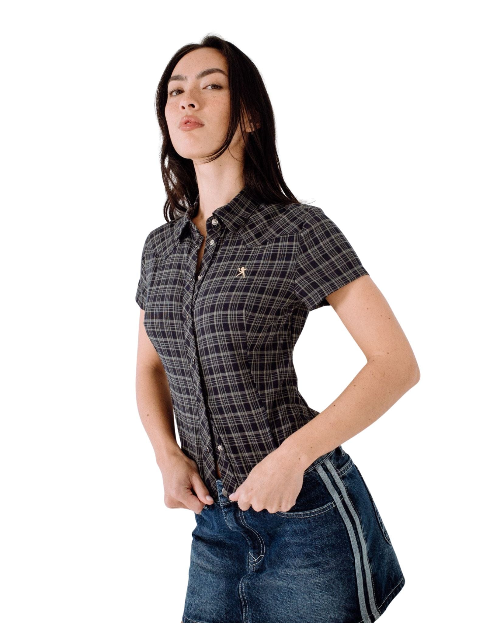 Rusty Flip Mommy Diy Low Rise Mini Denim Skirt