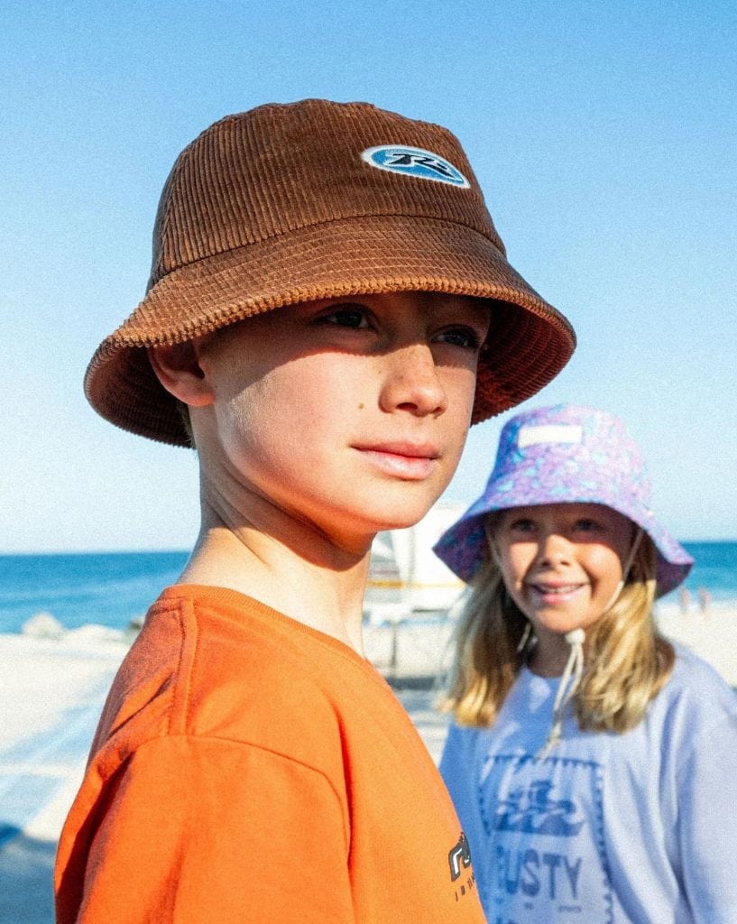 Rusty Glory Days Cord Bucket Hat Boys