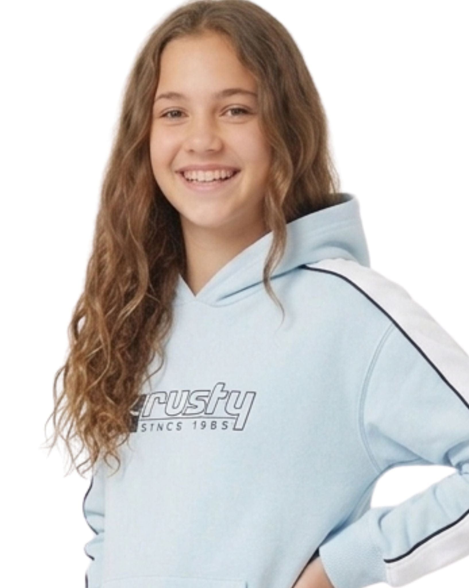 Rusty Hailstone Oversized Hooded Fleece