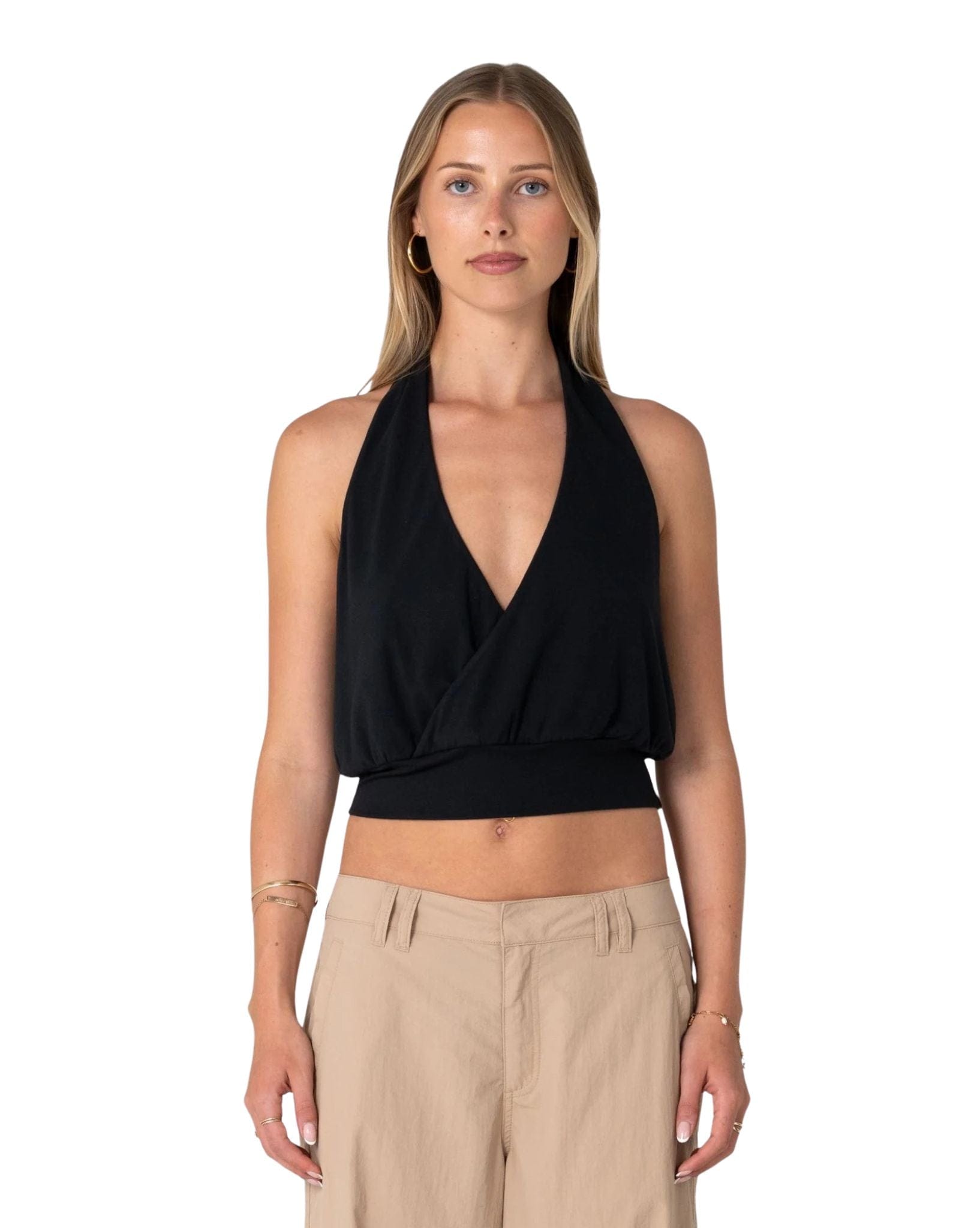 Rusty Honey Halter Top