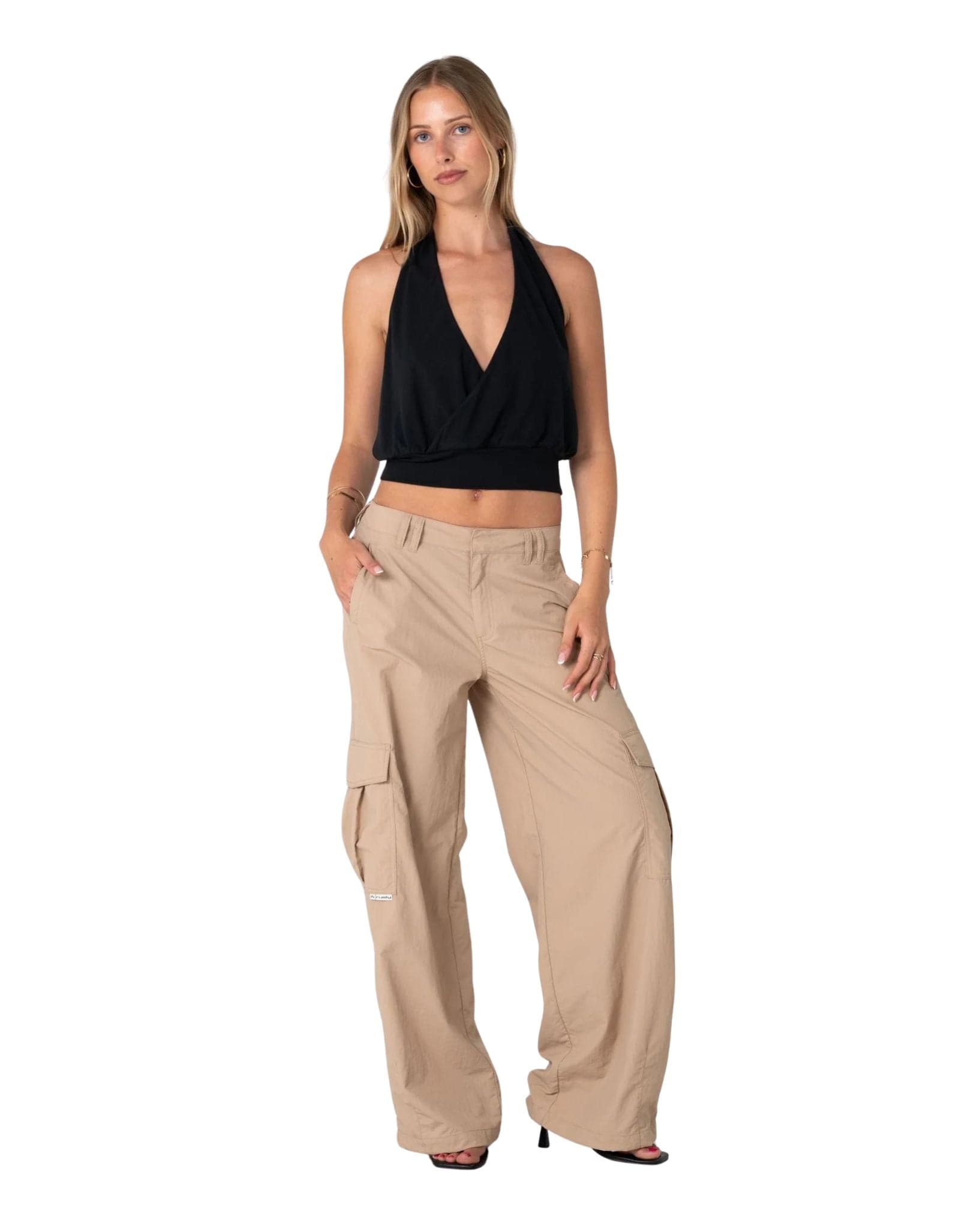 Rusty Honey Halter Top