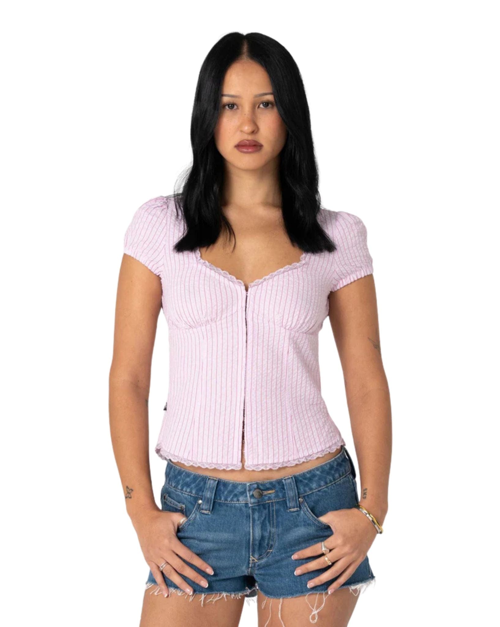 Rusty Hook Me Peggy Blouse