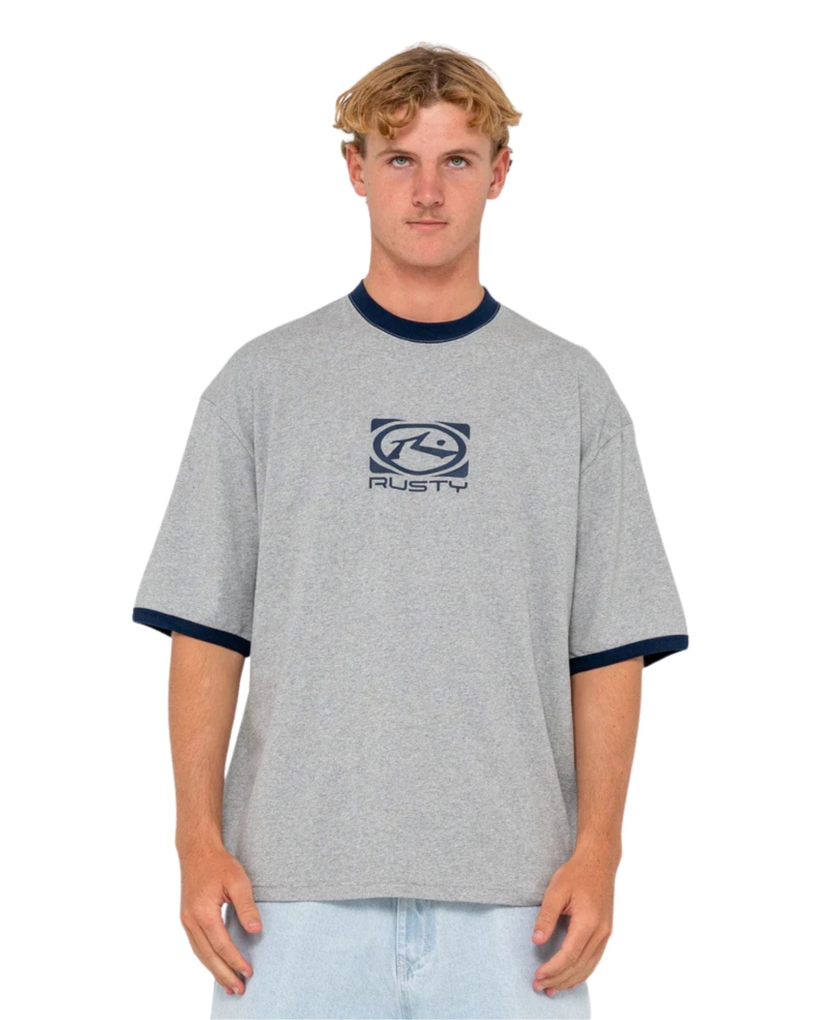 Rusty Hyper Ringer Short Sleeve Tee