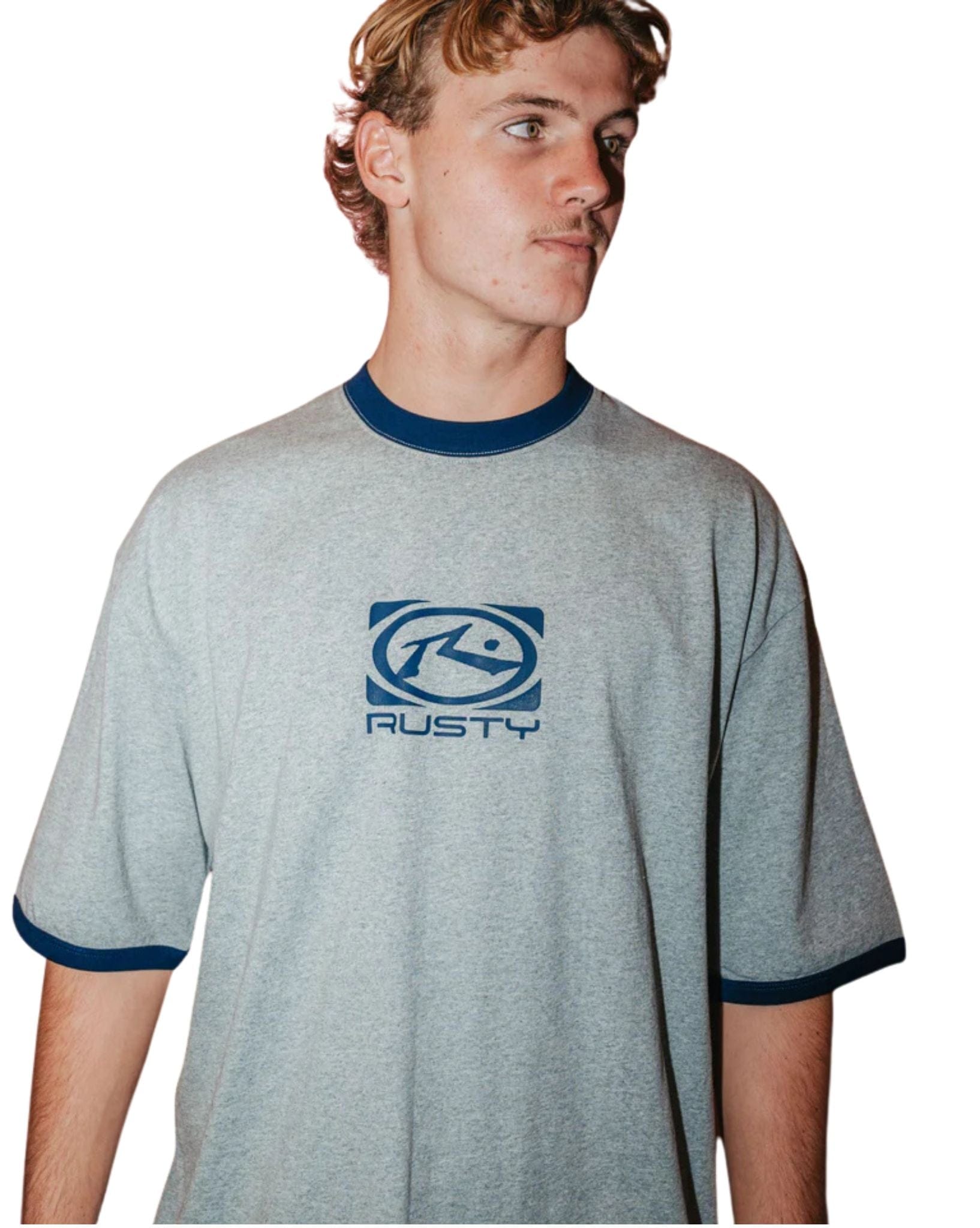 Rusty Hyper Ringer Short Sleeve Tee