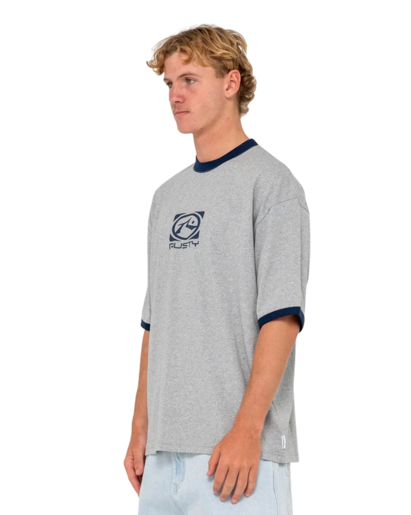 Rusty Hyper Ringer Short Sleeve Tee