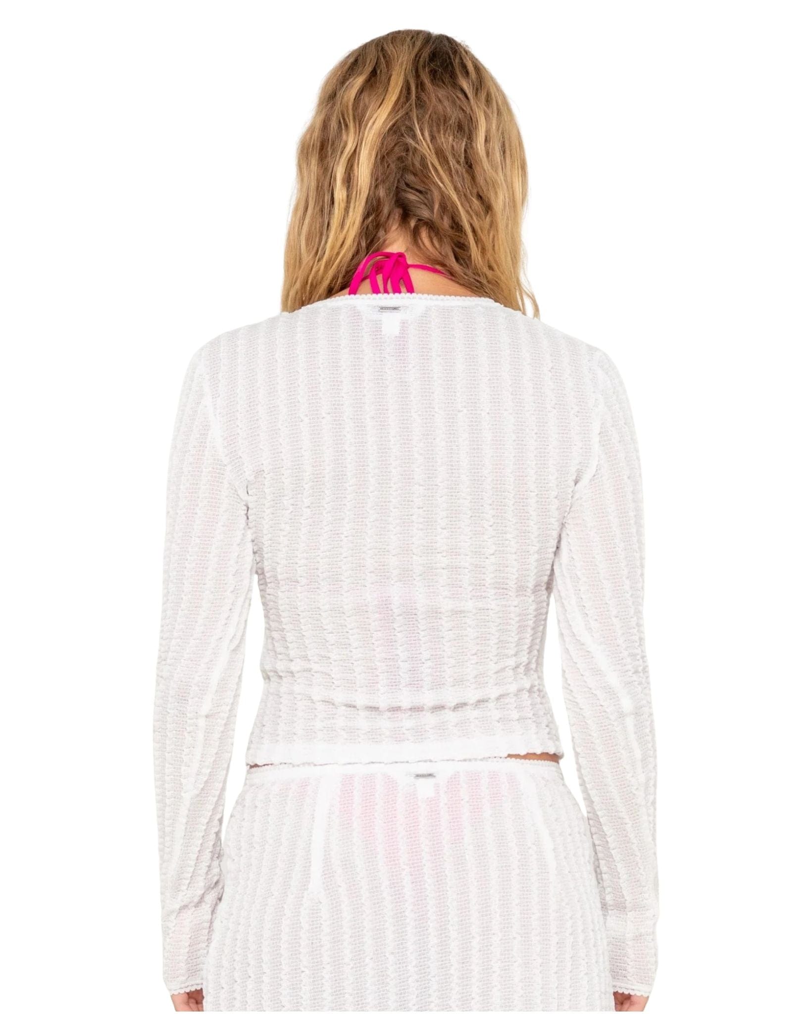 Rusty I Kissed A Pearl Lace Wrap L/S Top