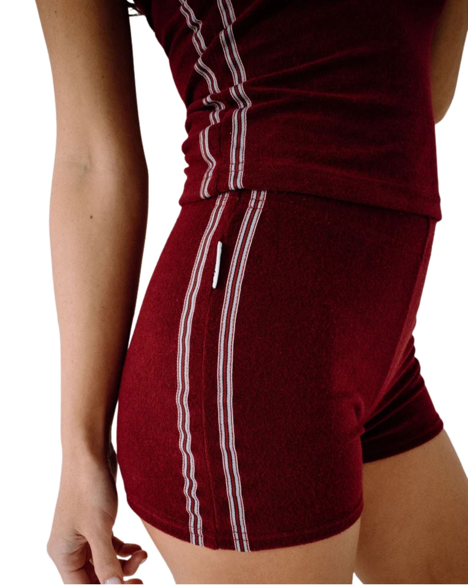 Rusty Lamar Towelling Booty Short