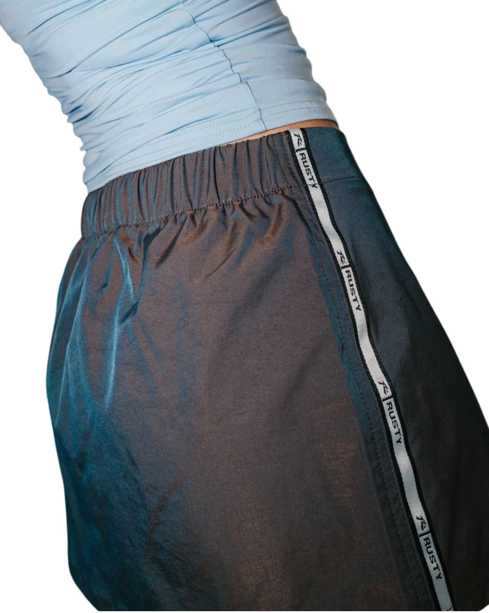 Rusty Lombardi Nylon Mini Skirt