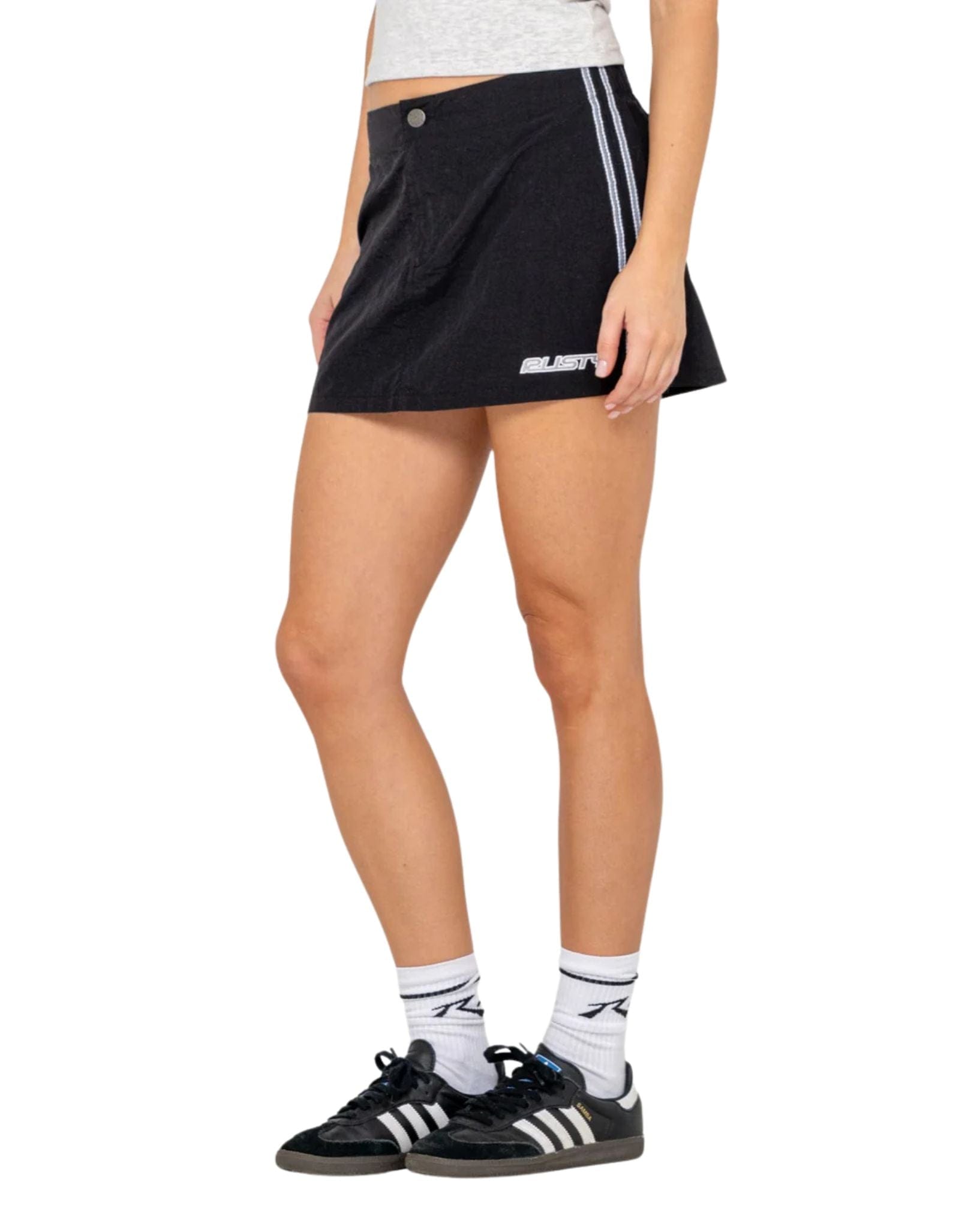 Rusty Lombardi Nylon Mini Skirt