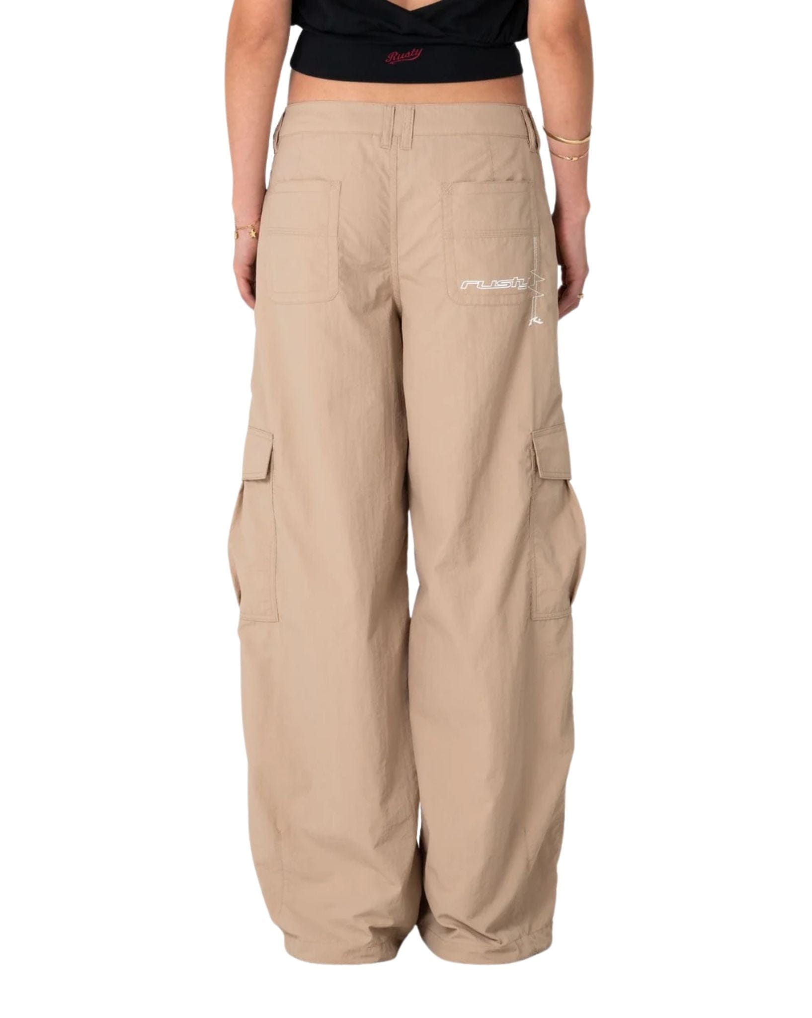 Rusty Melrose Loose Low Rise Cargo Pant