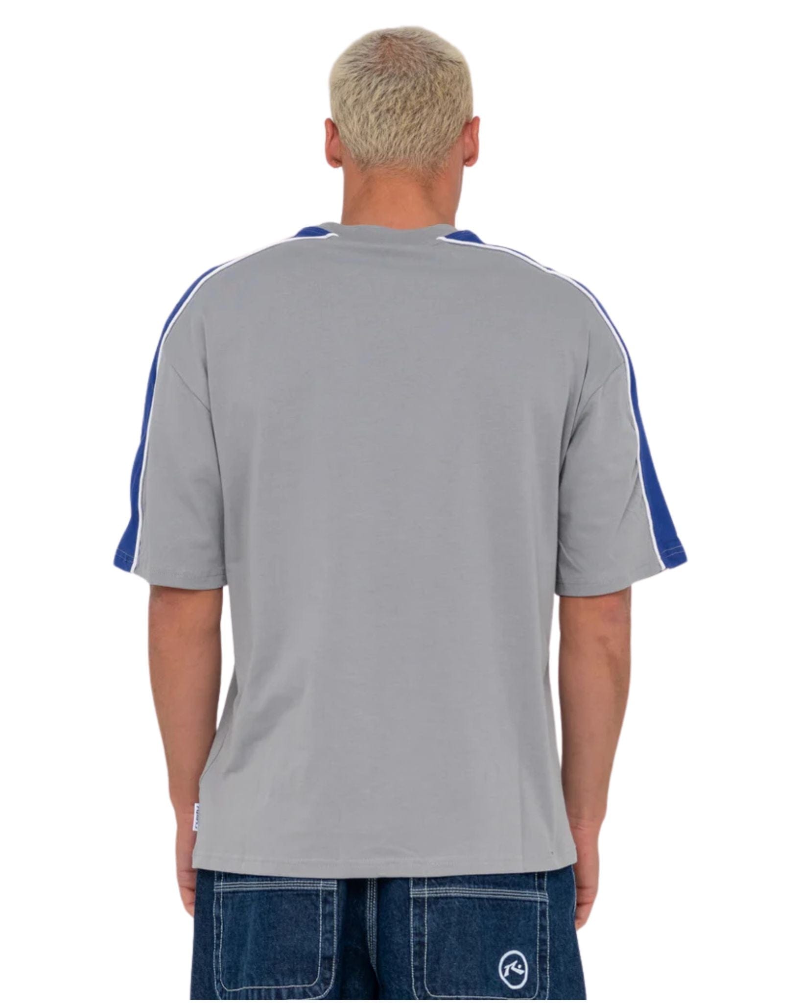 Rusty Mens Alonso Short Sleeve Tee - Ultimate Grey