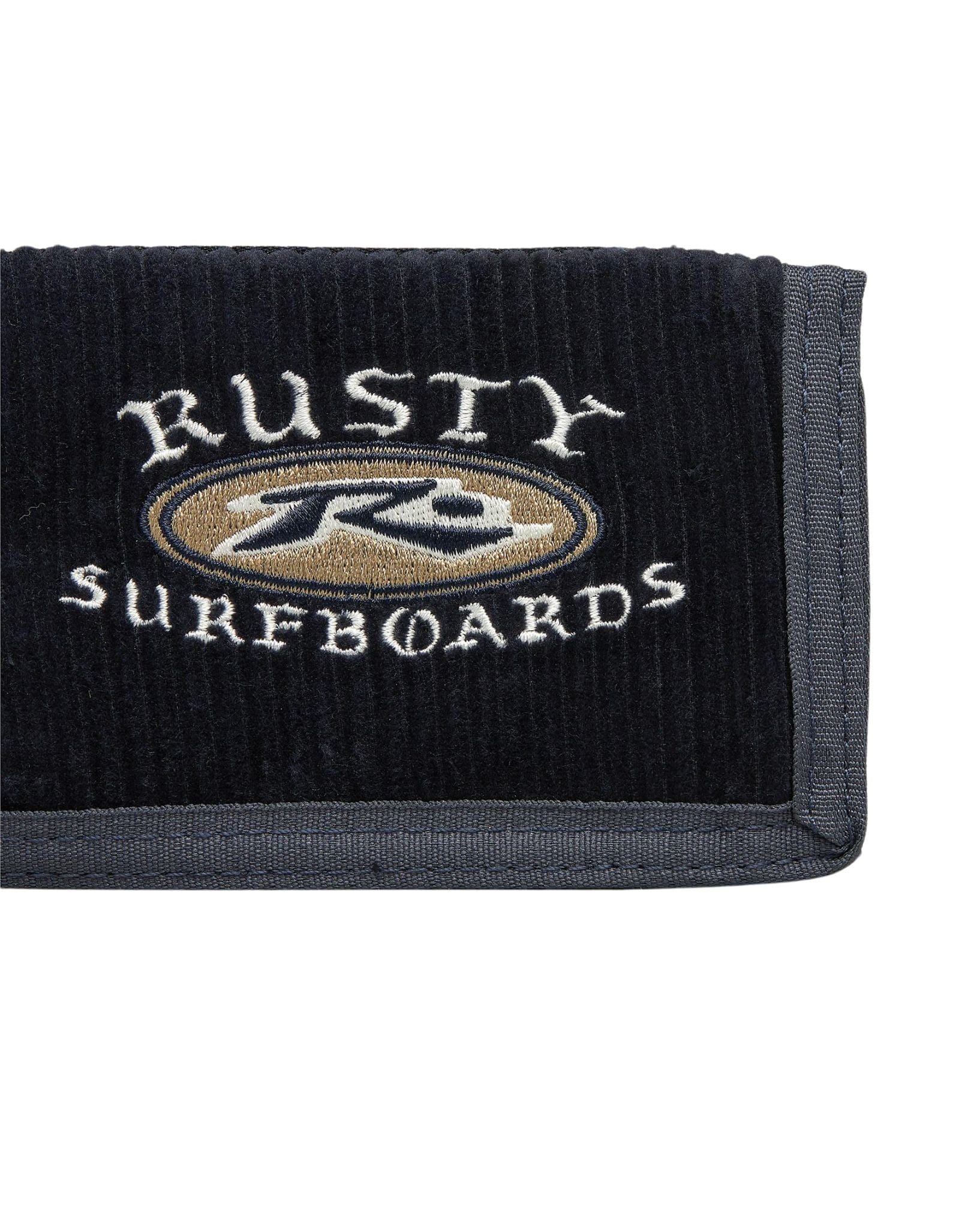 Rusty Mens Backtrack Tri-Fold Wallet - Navy Blue