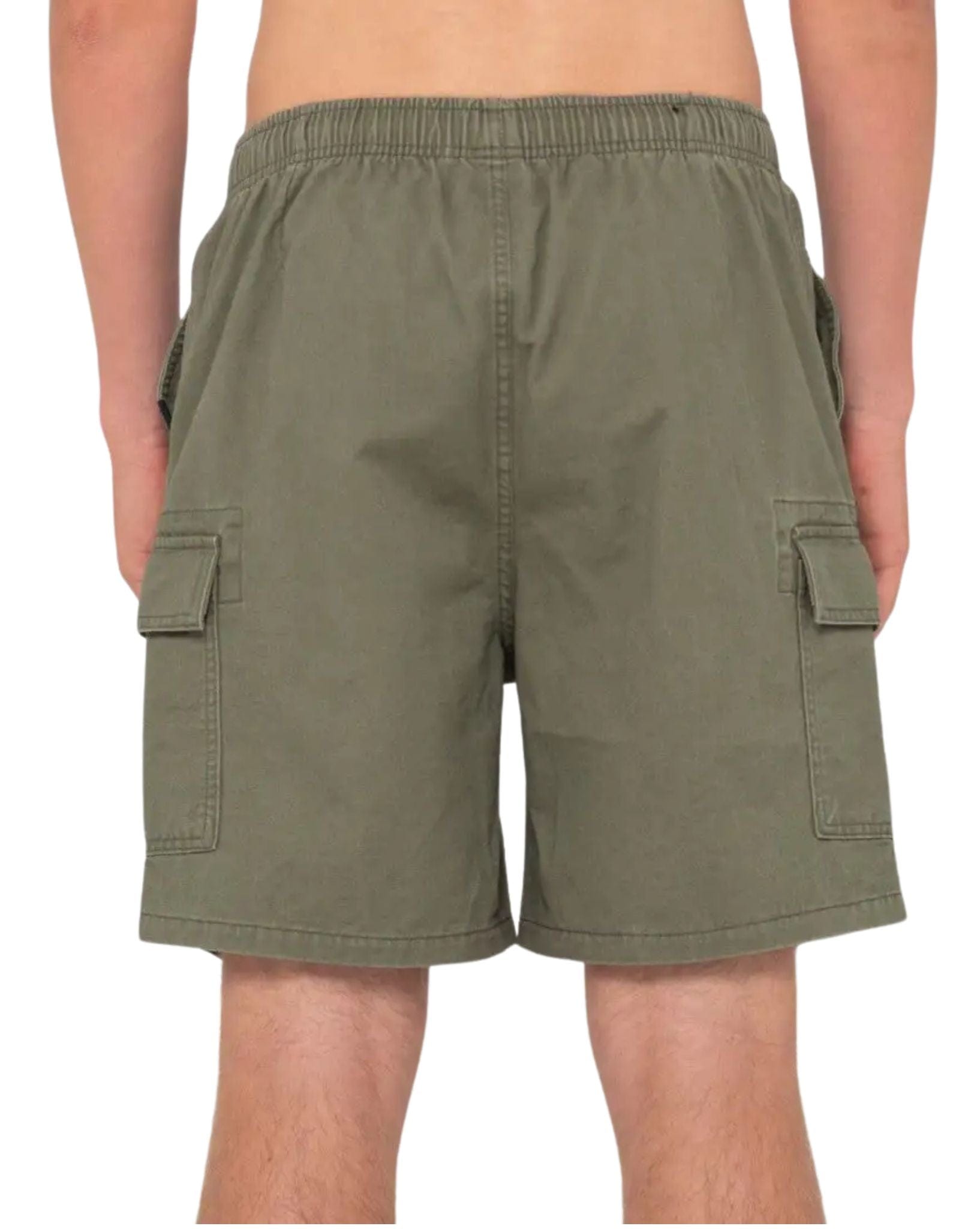 Rusty Mens Camper Cargo 19 Elastic Short
