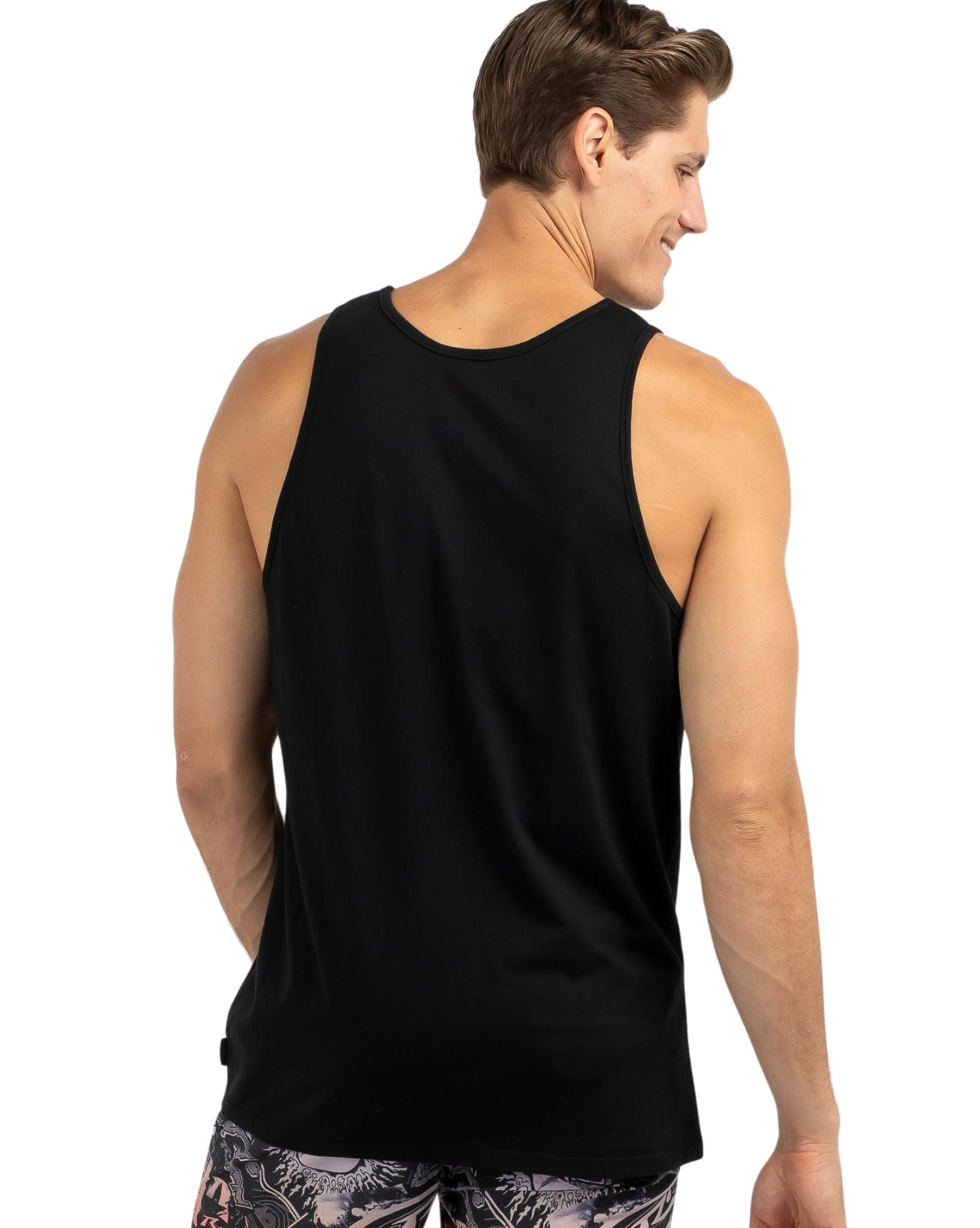 Rusty Mens Click Bait Tank - Black