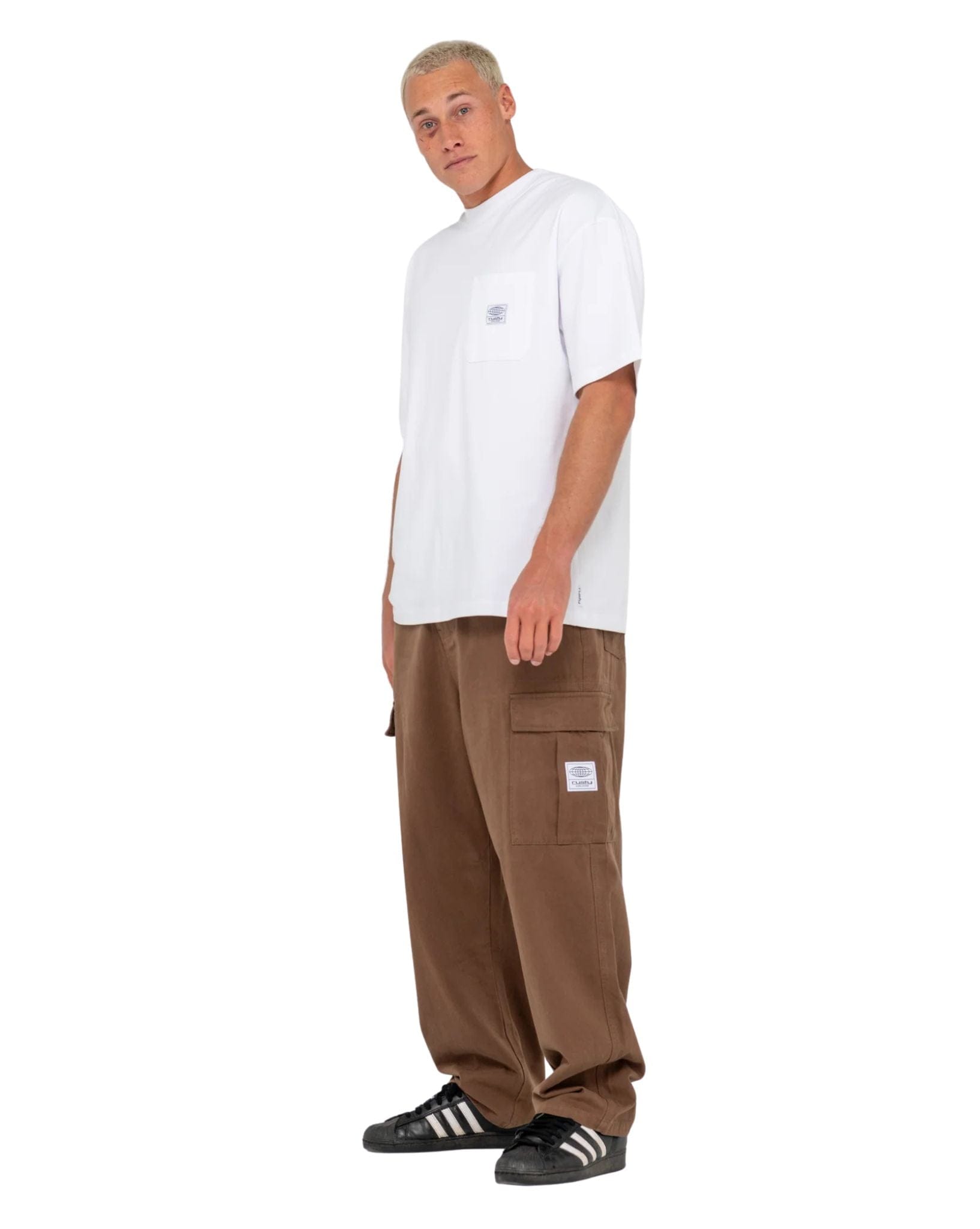 Rusty Mens Commando Cargo Pant - Chocolate