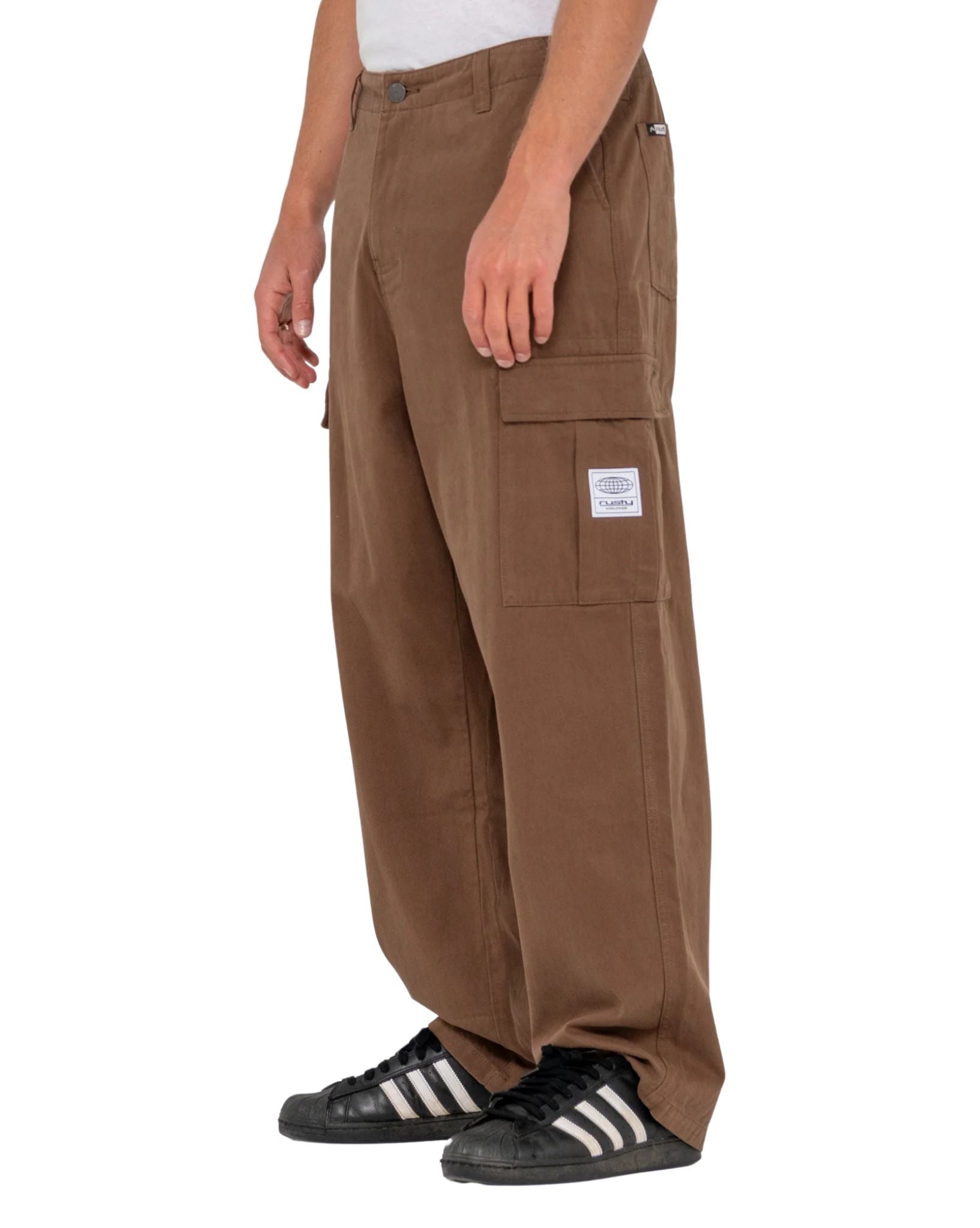 Rusty Mens Commando Cargo Pant - Chocolate