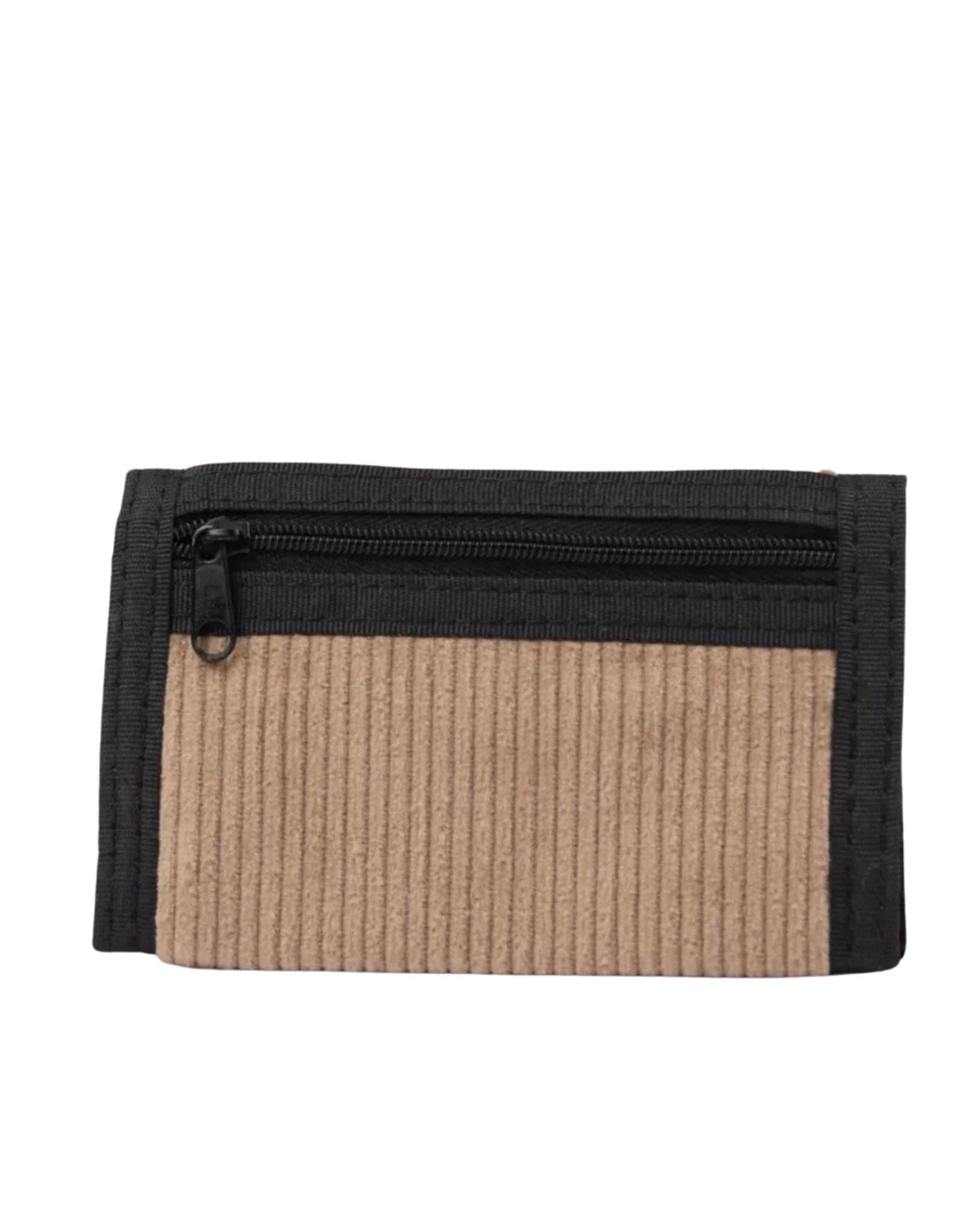 Rusty Mens Decade Cord Tri Fold Wallet - Khaki