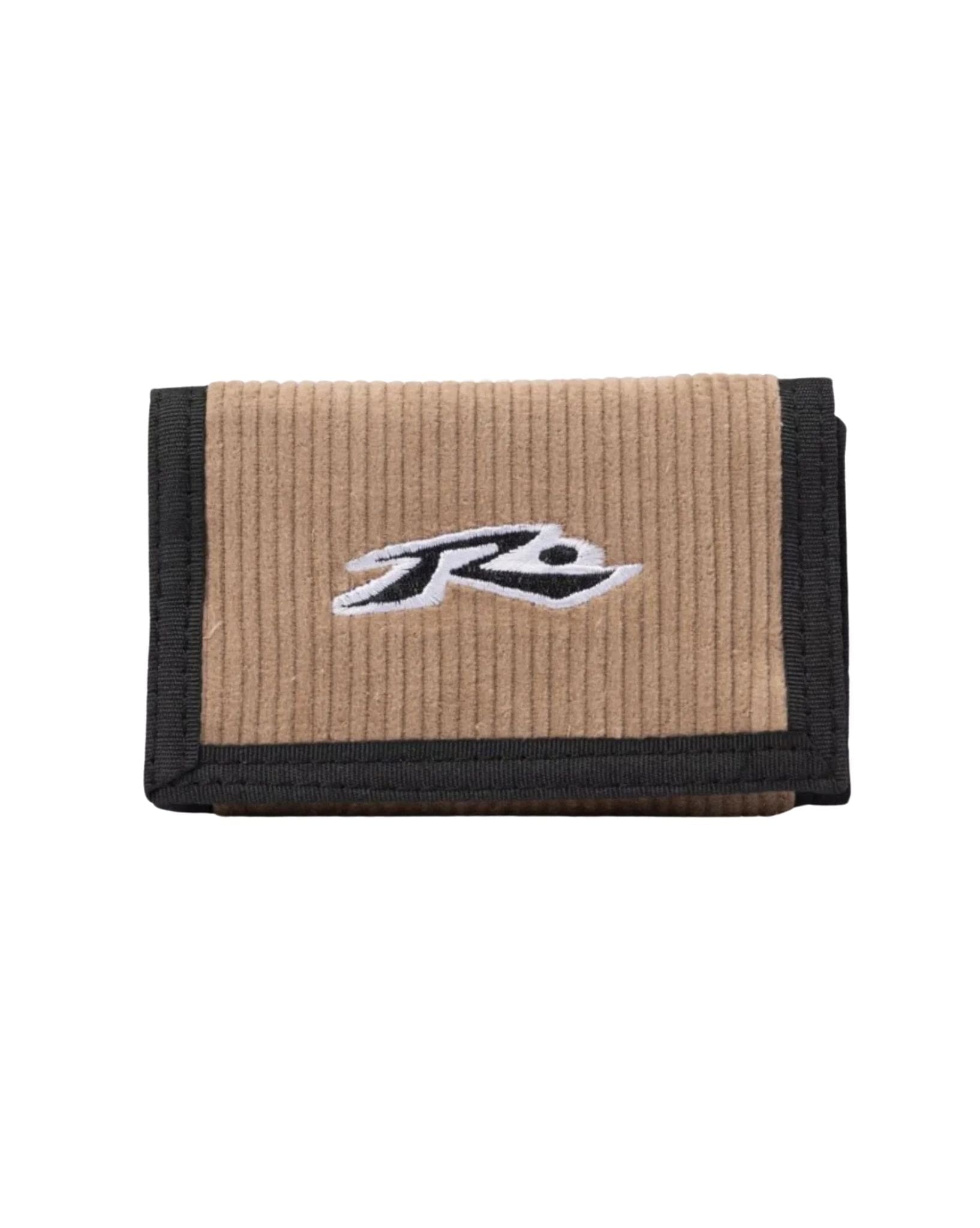 Rusty Mens Decade Cord Tri Fold Wallet - Khaki