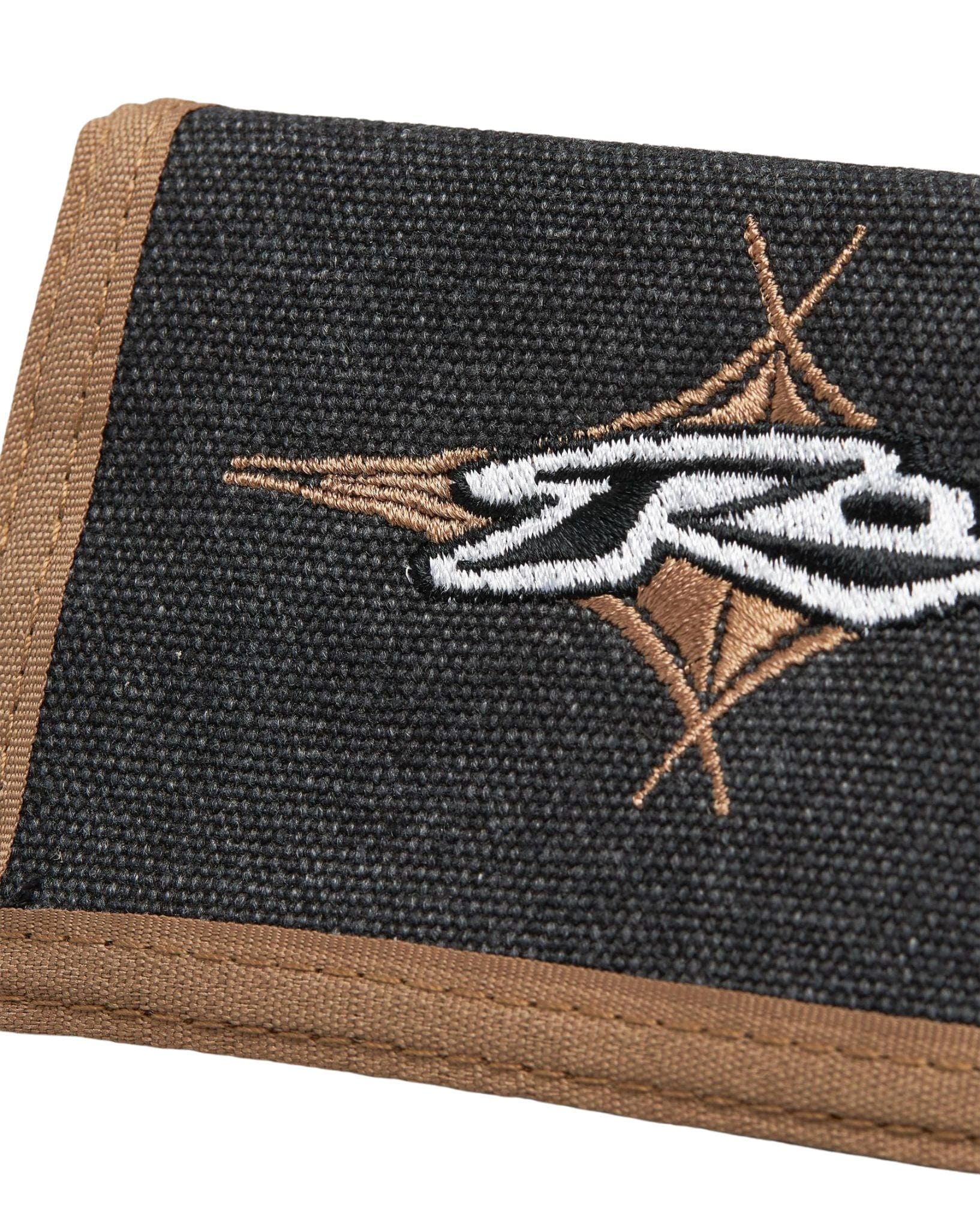 Rusty Mens Fairway Tri-Fold Wallet - Black