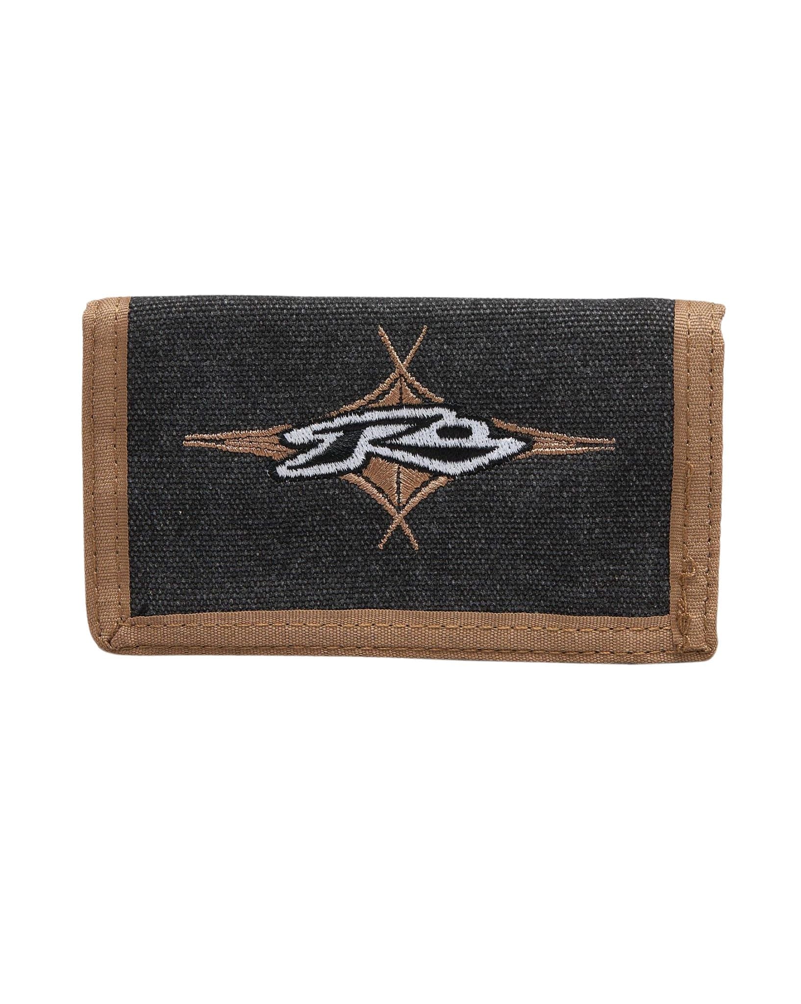 Rusty Mens Fairway Tri-Fold Wallet - Black