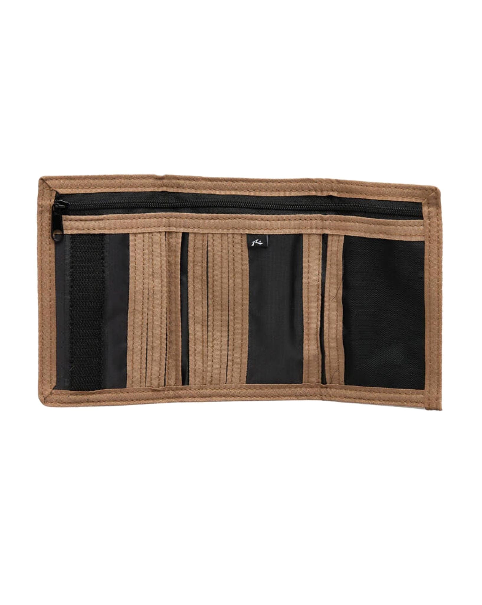 Rusty Mens Fairway Tri-Fold Wallet - Black