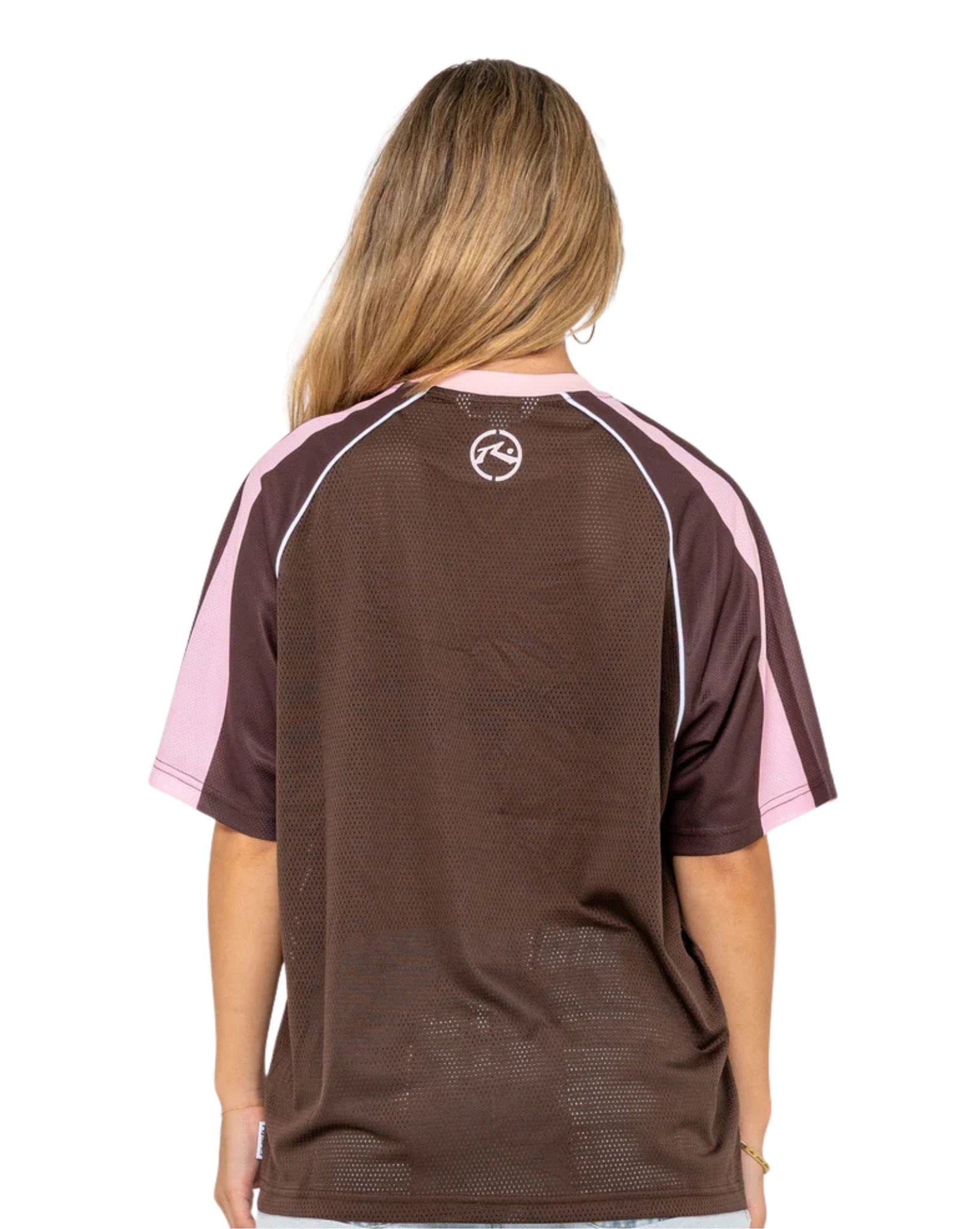 Rusty Naples Contrast Oversize Sports Jersey