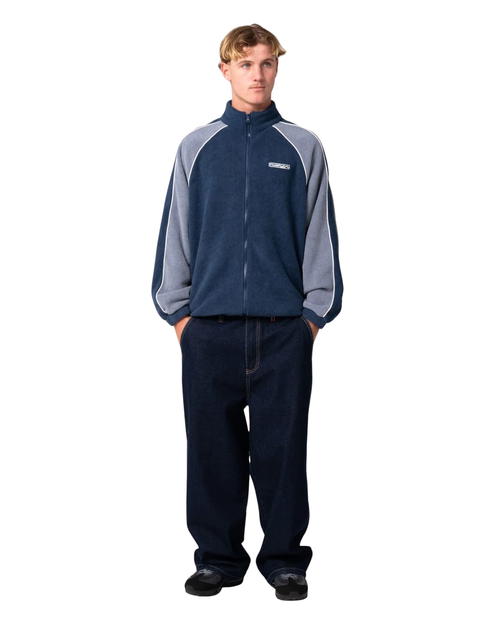 Rusty Pimp My Tides Zip Thru Sherpa Fleece