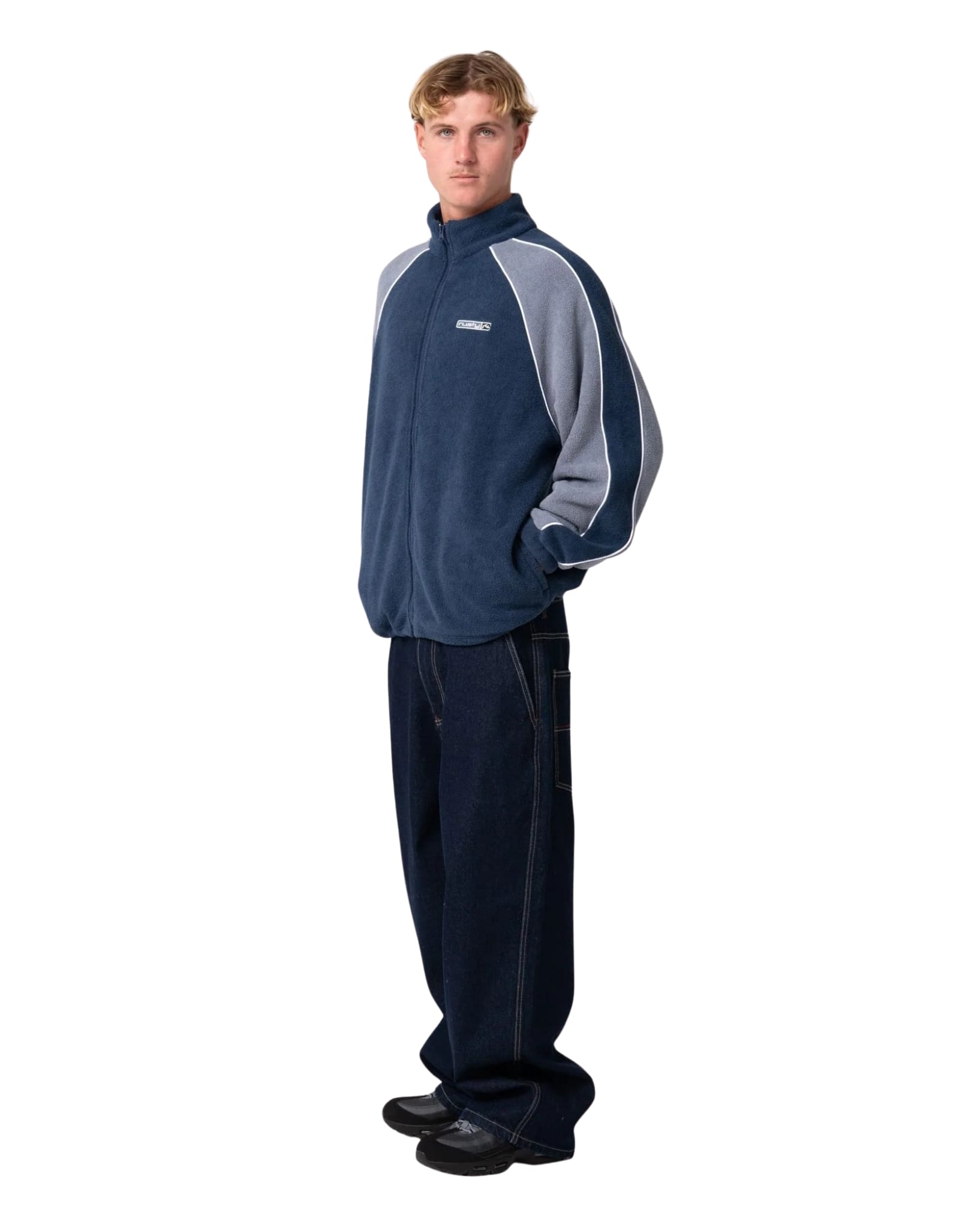 Rusty Pimp My Tides Zip Thru Sherpa Fleece