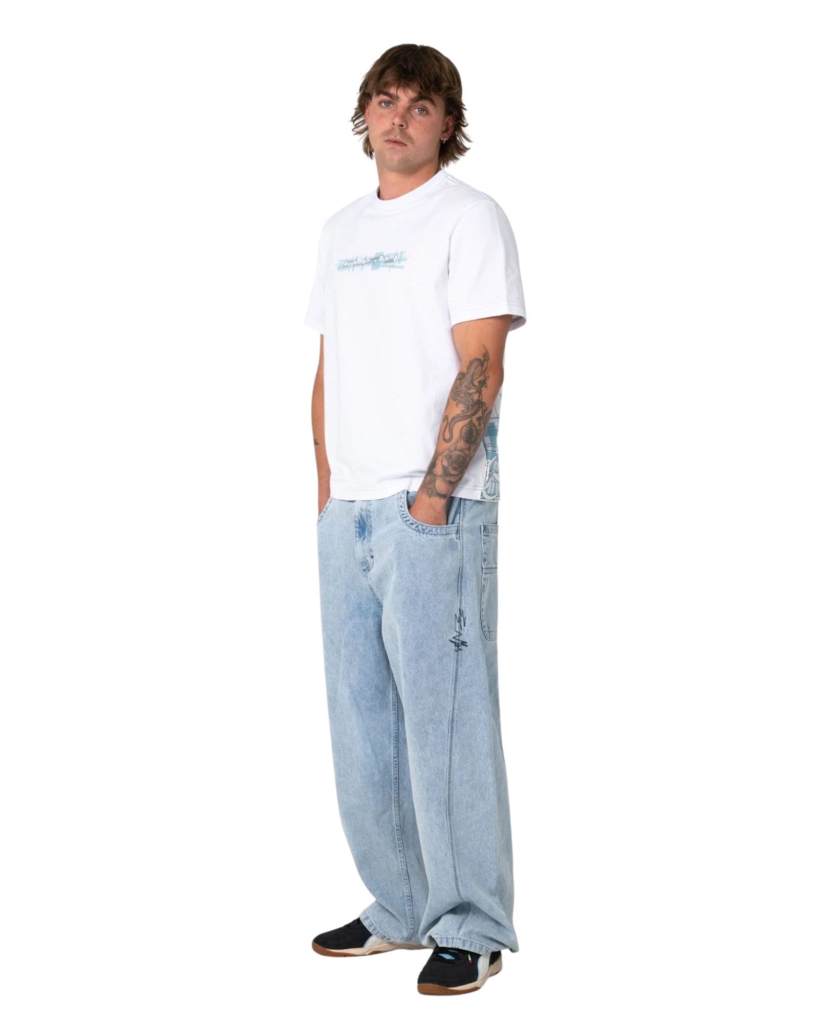 Rusty Point Break Engineered Jean