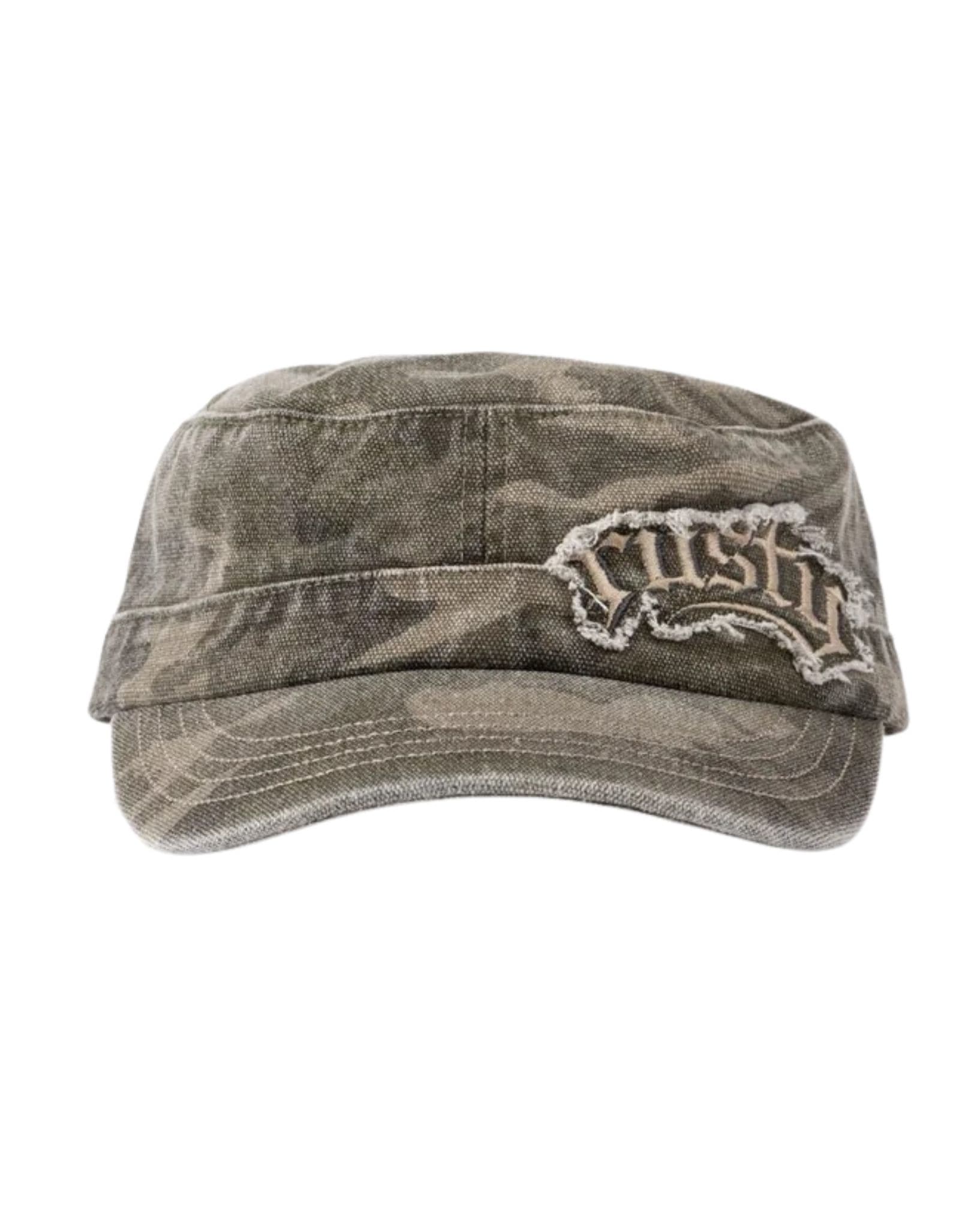 Rusty Punked Camo Military Cap