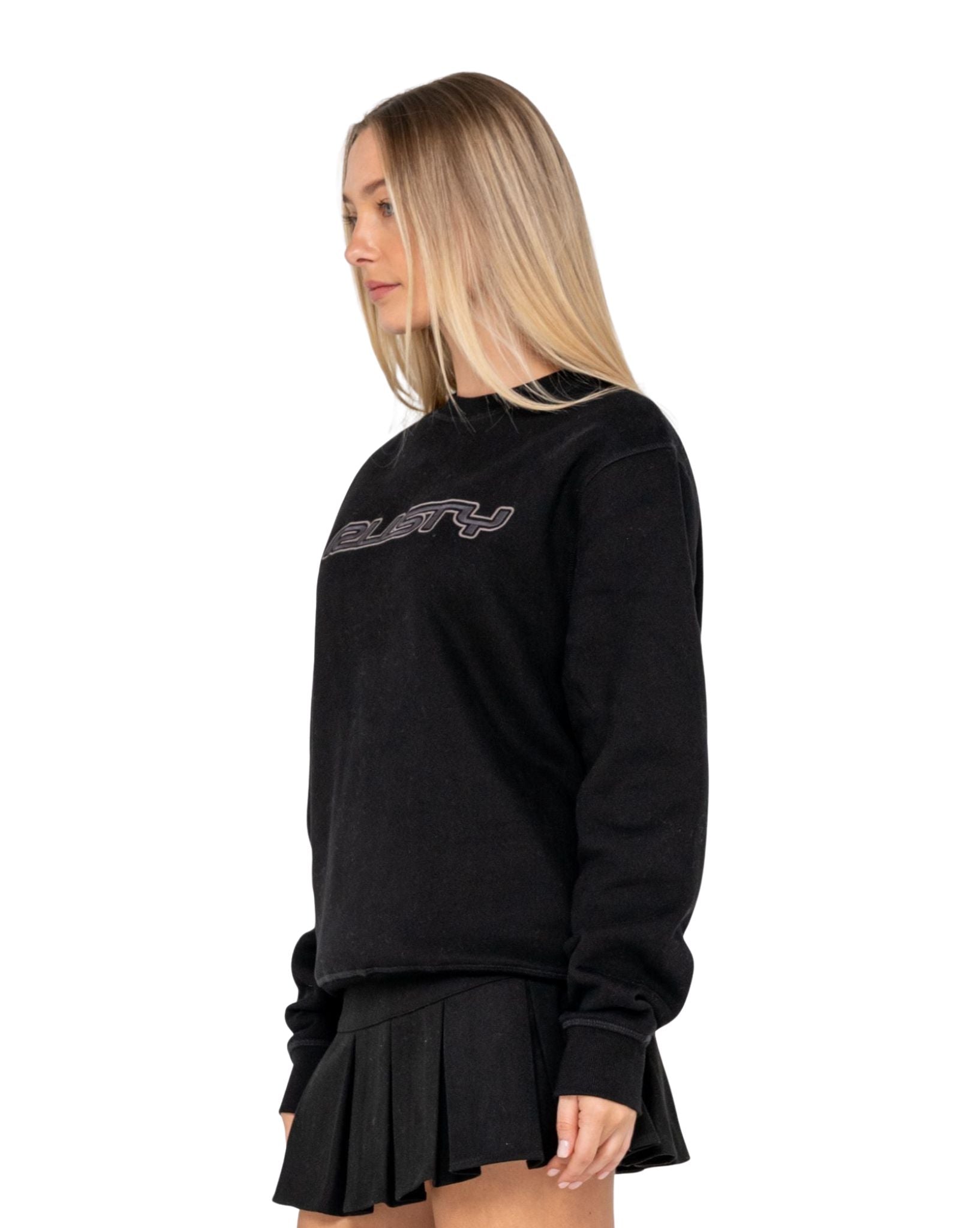 Rusty R Essential Oversized Crew Fleece