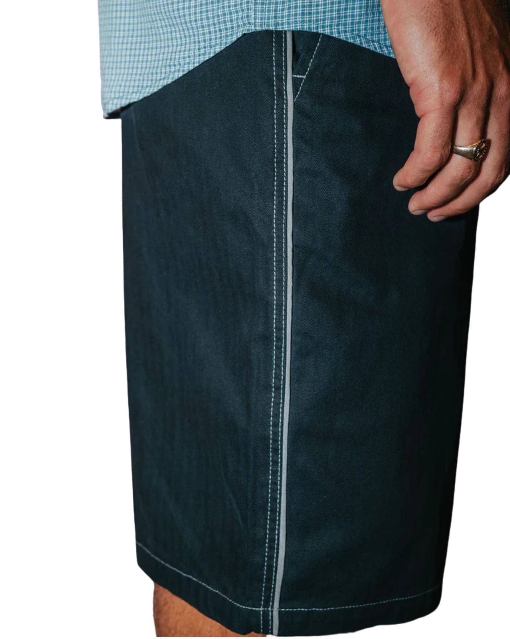 Rusty Request Line Herringbone Short