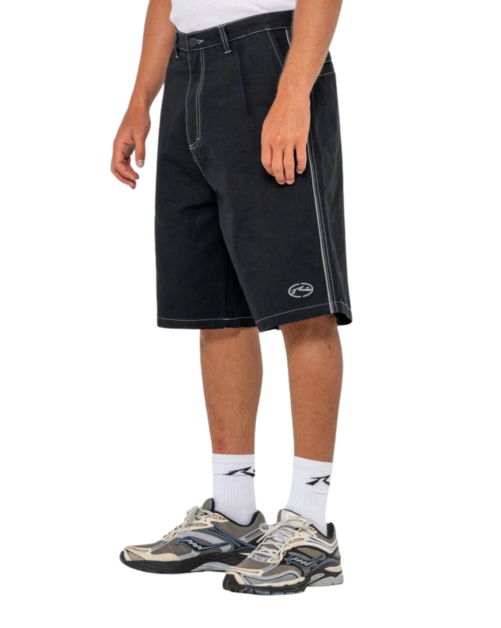 Rusty Request Line Herringbone Short