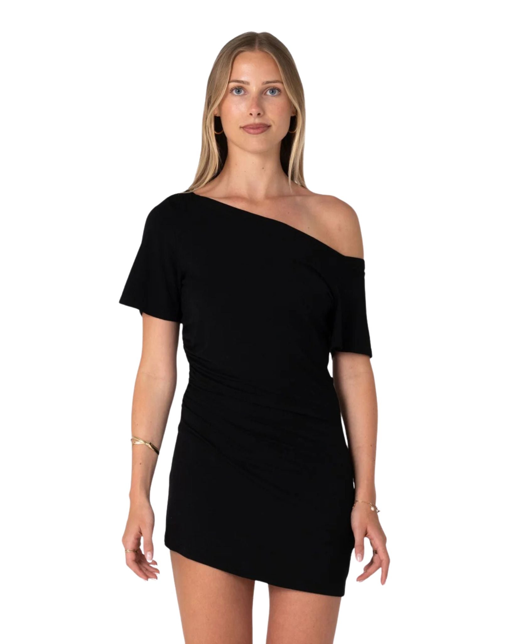 Rusty Sally Slouch Off Shoulder Dress