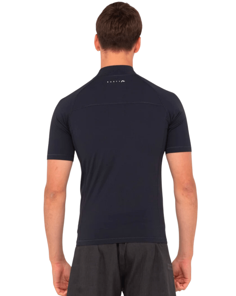 Rusty Still Surfing Short Sleeve Rashie Boys